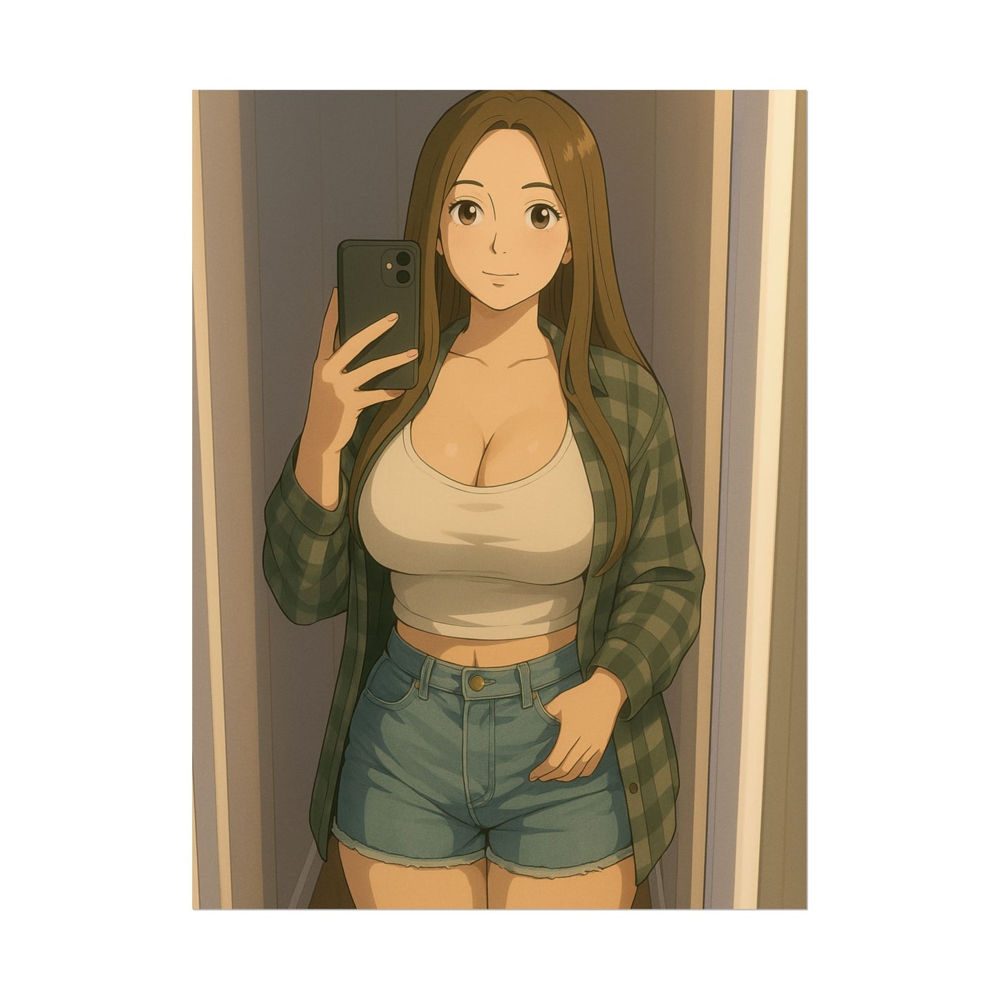 Loco Fits Anime Girls 'Gurnge Selfie' Poster