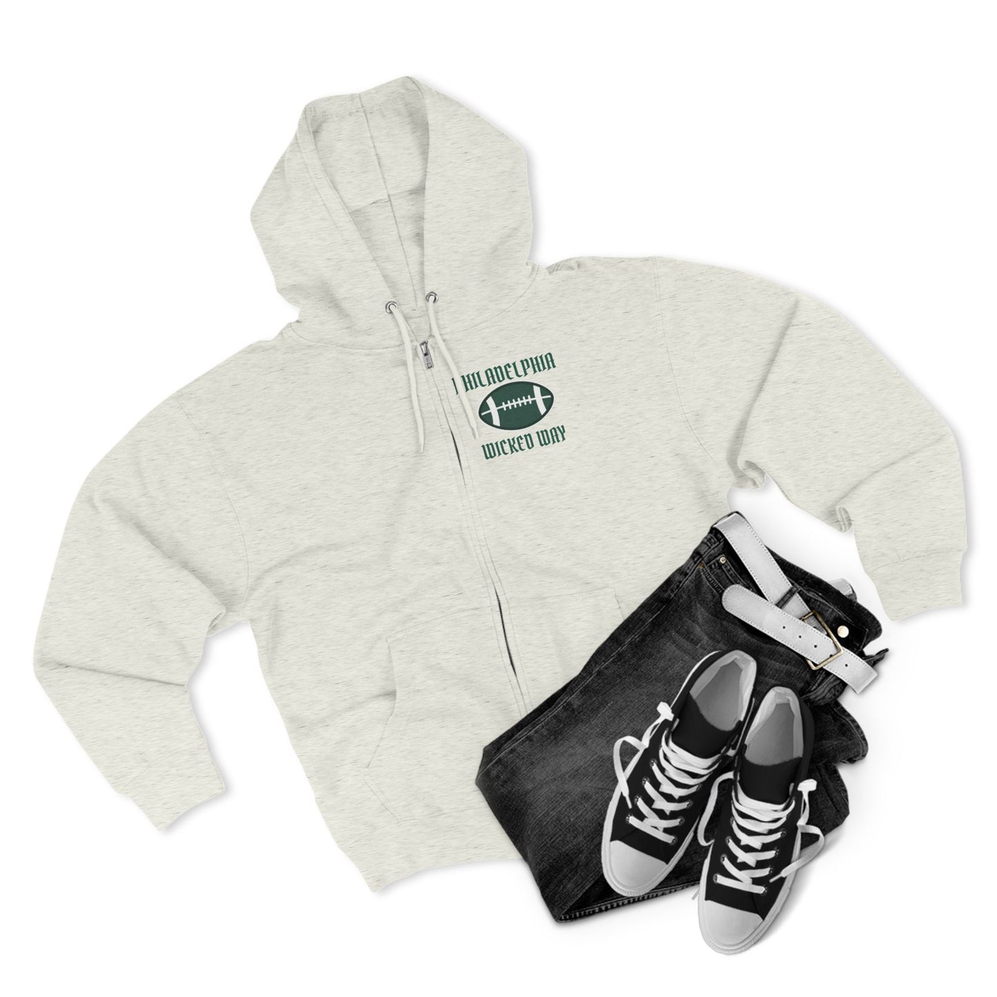 "Wicked Way" Philadelphia Football Zip Hoodie