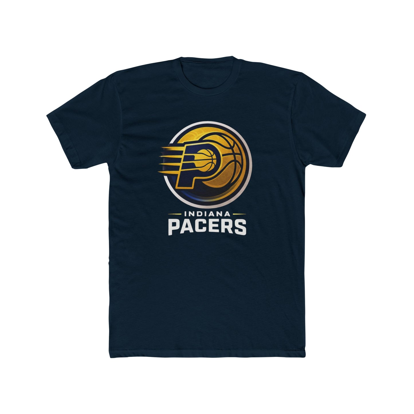 Loco Fits New "NBA Indiana Pacers Basketball Concept Logo" Cotton Crew Tee