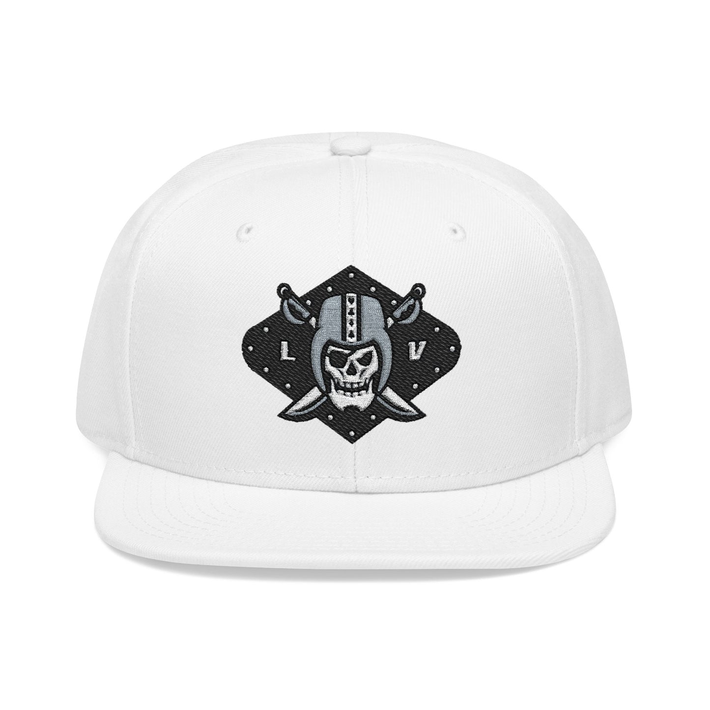 Loco Fits "NFL Las Vegas Raider Skull SIgn Concept Logo" Snapback (Embroidery)