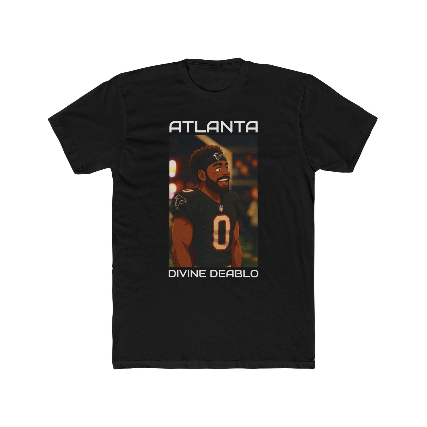 Anime Football 'Atlanta Divine Deablo' Cotton Crew Tee