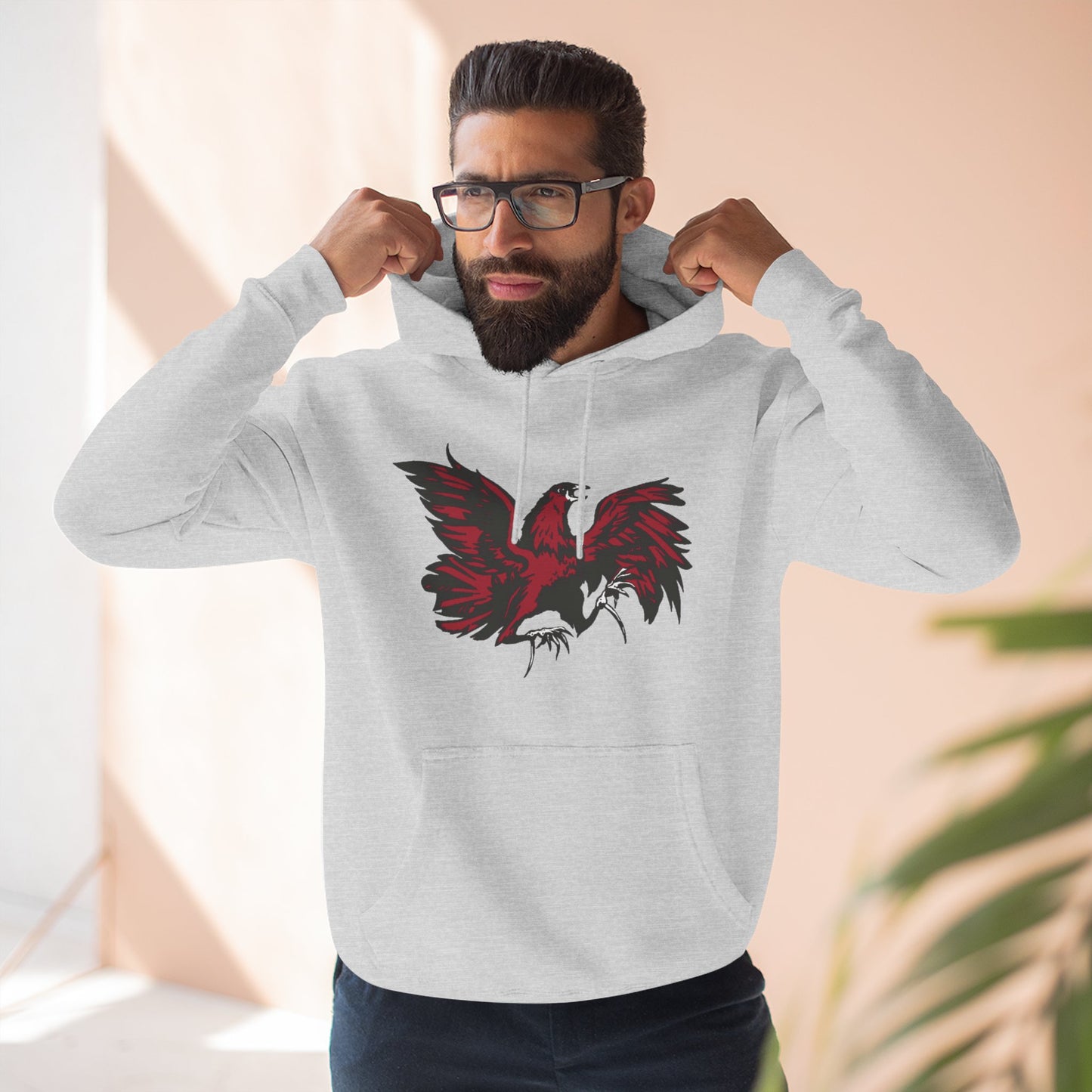 'SC Gamecock' Three-Panel Fleece Hoodie