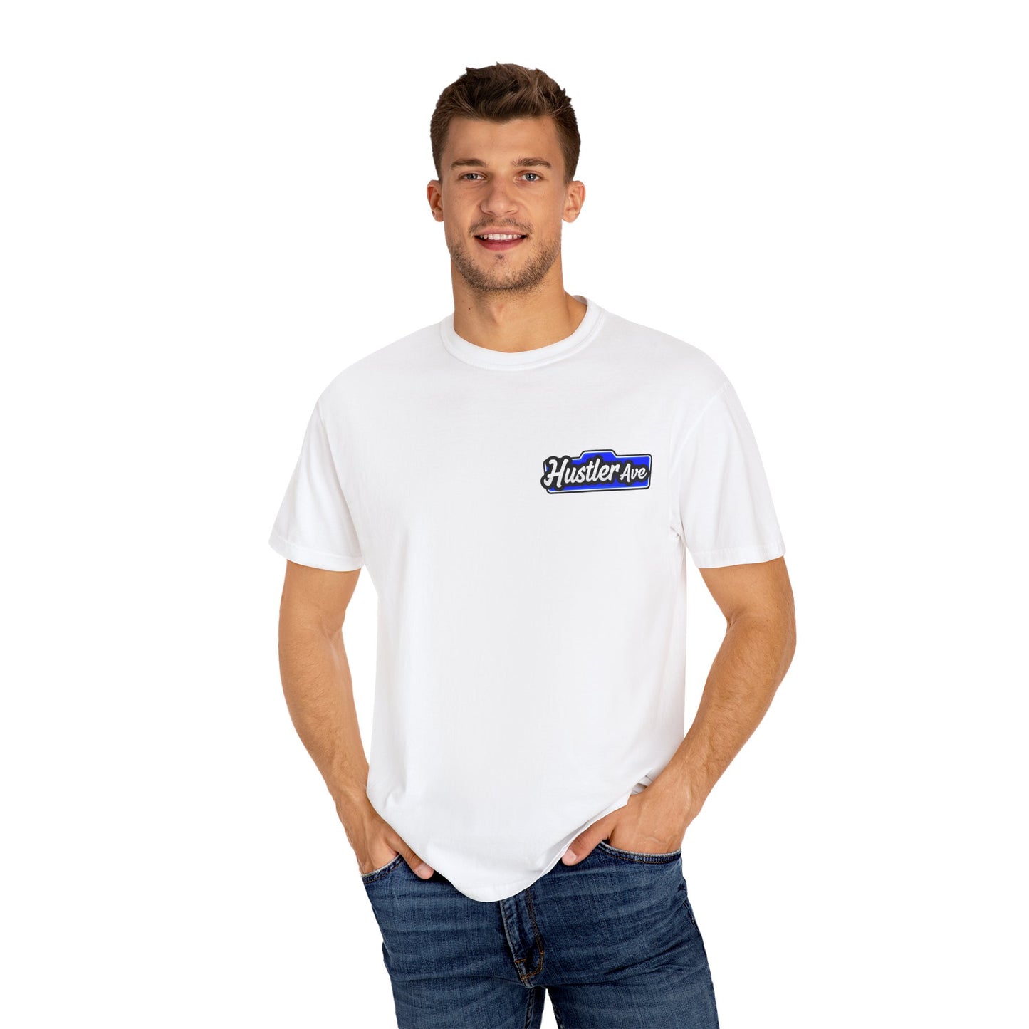 Hustler Ave V4 Pocket Logo Graphic Tee