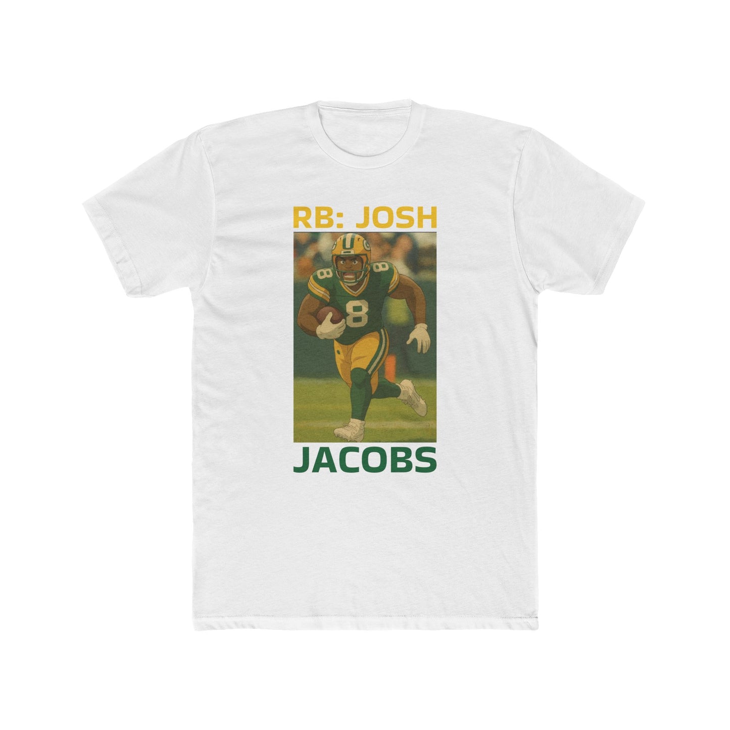 Anime Football 'RB: Josh Jacobs' Cotton Crew Tee