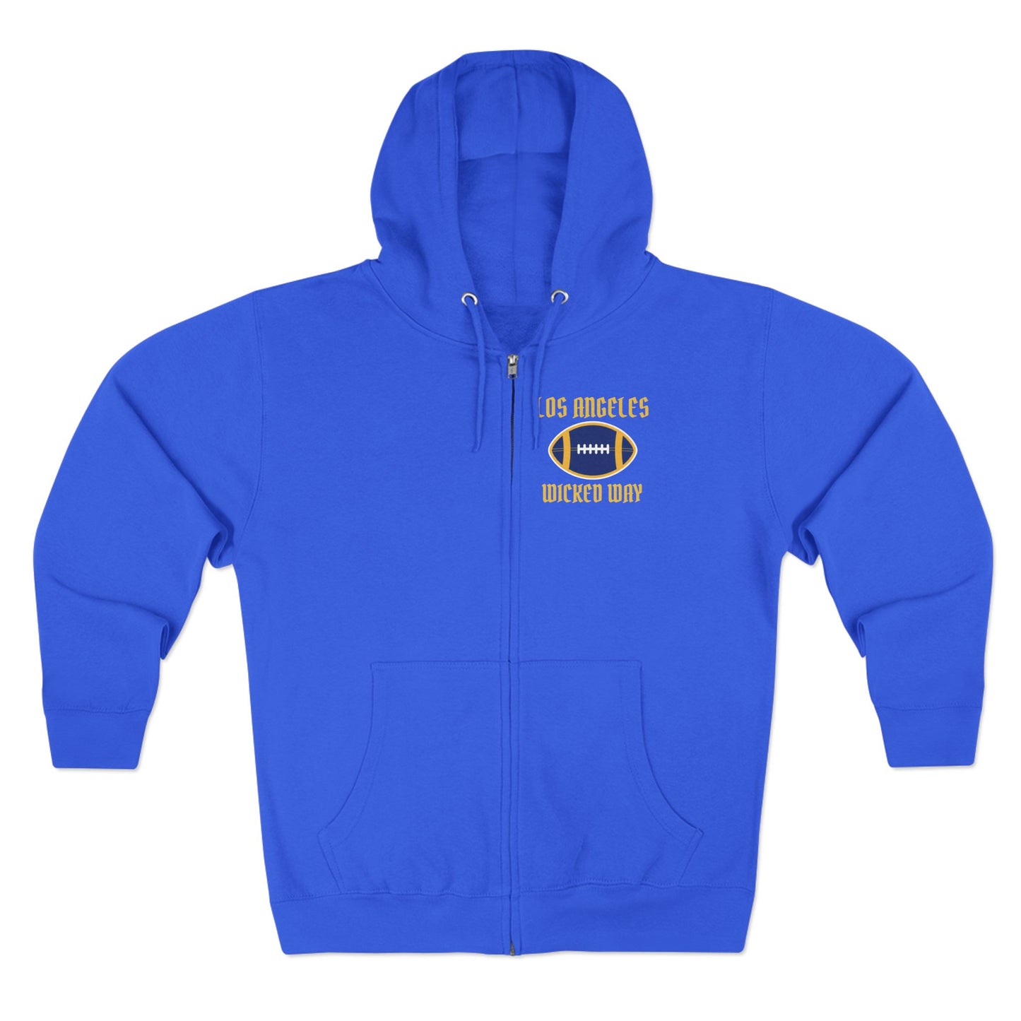 "Wicked Way" Los Angeles R Football Zip Hoodie