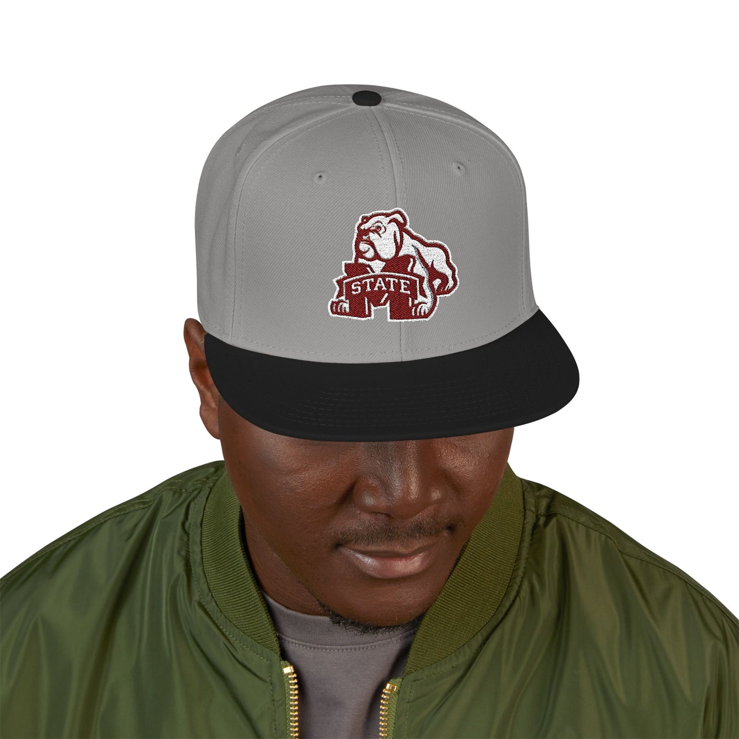 'Mississippi State Bulldog Bully' Logo Snapback