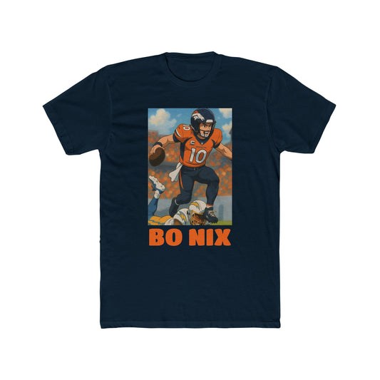 Anime Football 'Bo Nix' Cotton Crew Tee