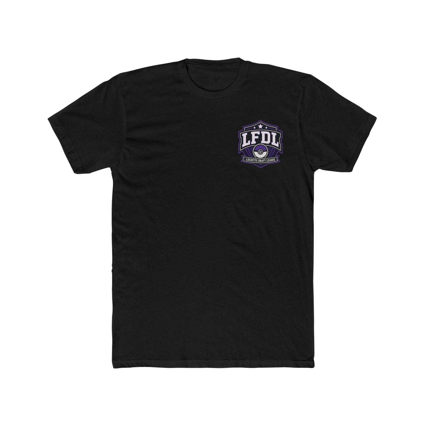 LocoFits Draft League Baltimore Pocket Logo Cotton Crew Tee