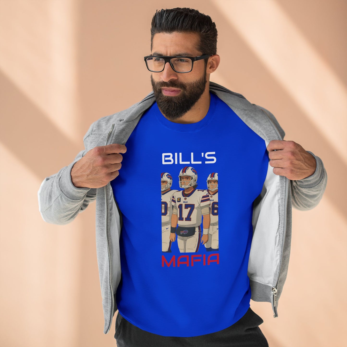 Anime Football 'Bill's Mafia' Crewneck Sweatshirt