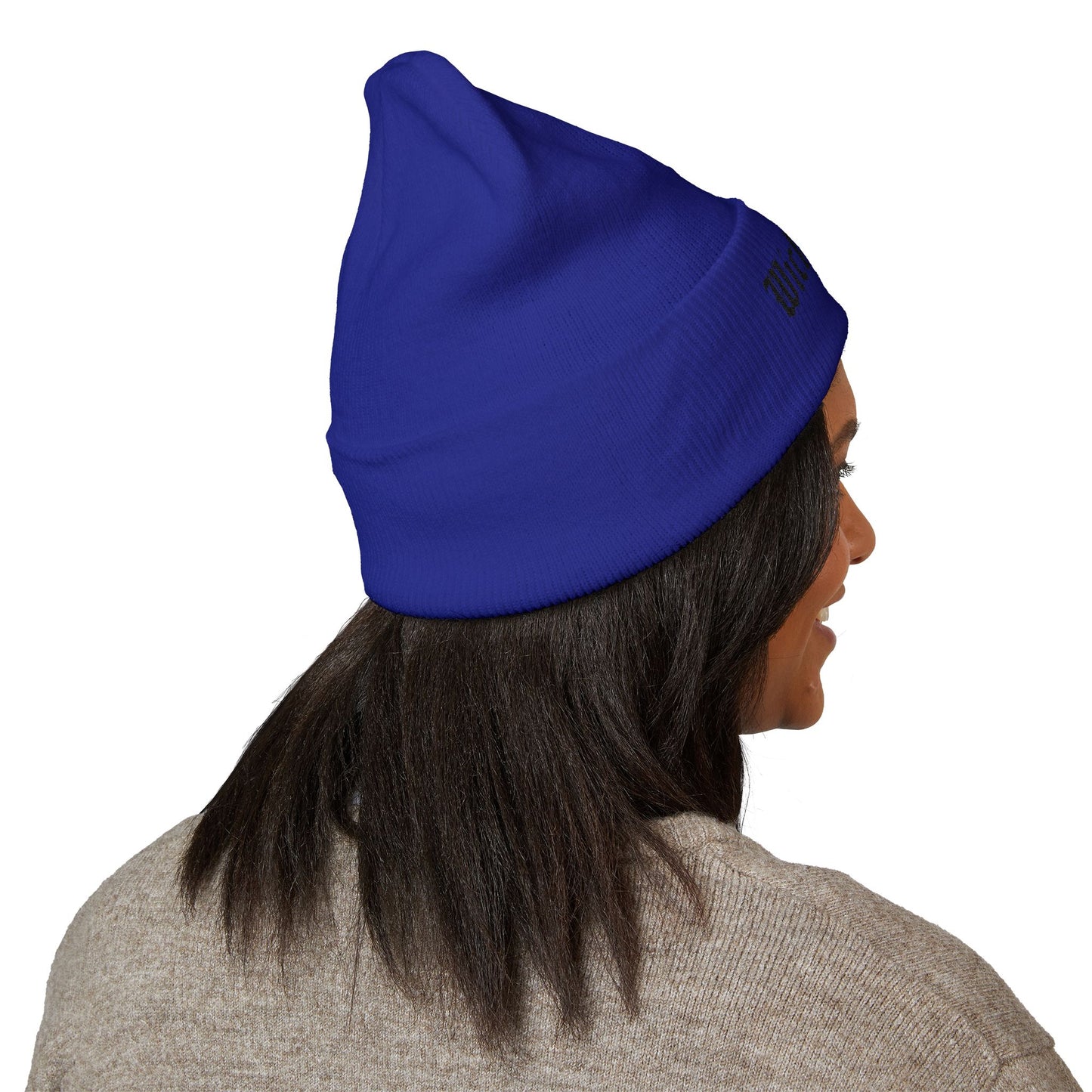 "Wicked Way" Black Script Embroidered Beanie (Multi Color Options)