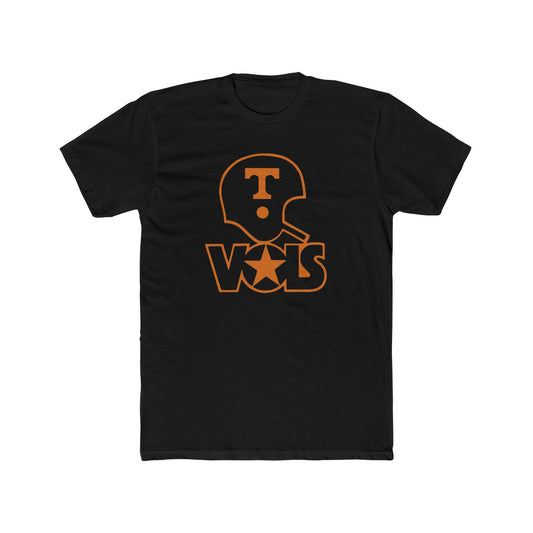 'Vols Football Helmet' Cotton Crew Tee