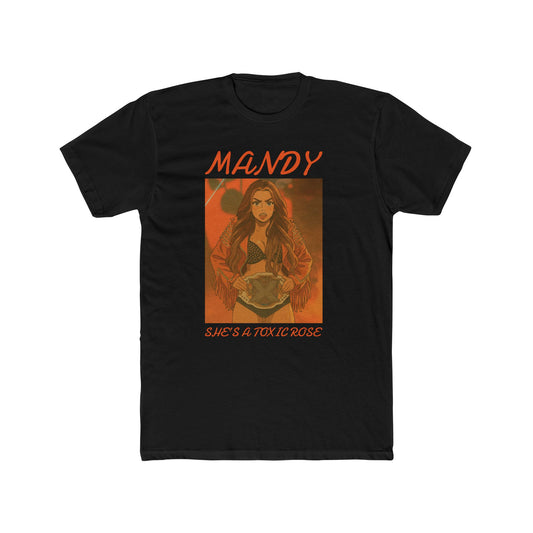 Loco Fits Anime Wrestling 'Mandy She's a Toxic Rose' Cotton Crew Tee
