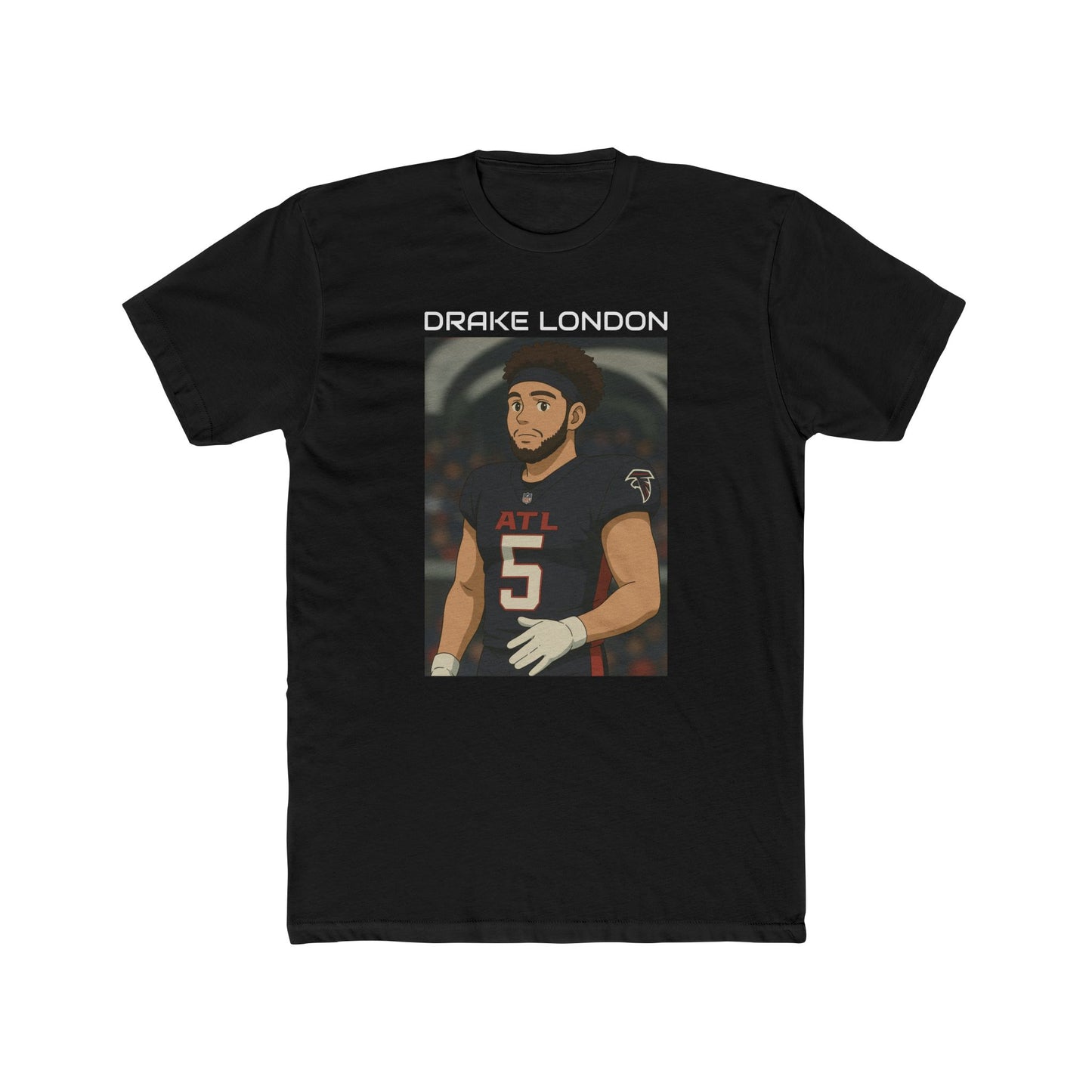 Anime Football 'Drake London' Cotton Crew Tee