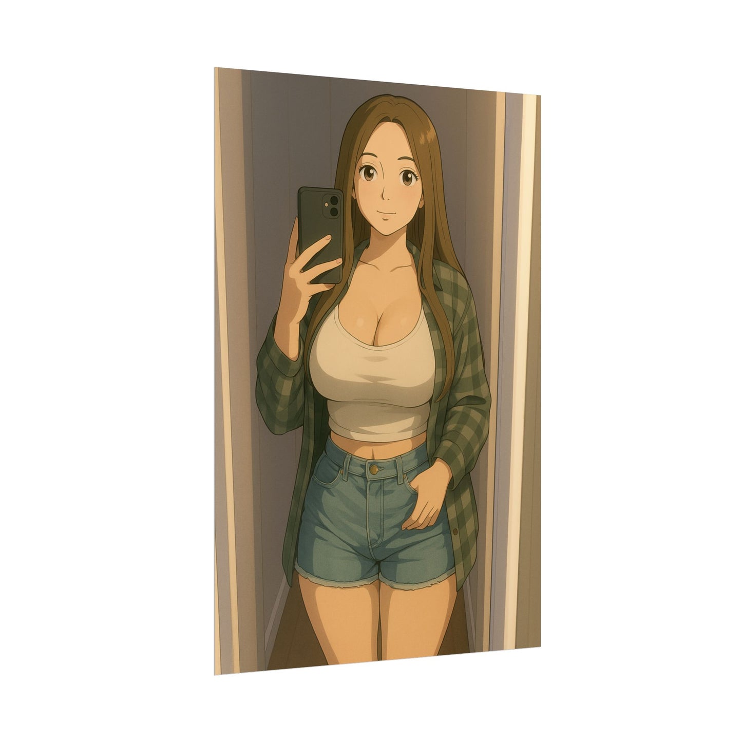 Loco Fits Anime Girls 'Gurnge Selfie' Poster