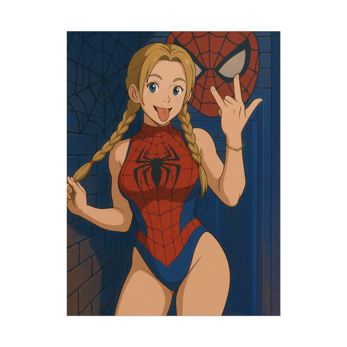 Loco Fits Anime Girls 'Spidey-Girl' Poster