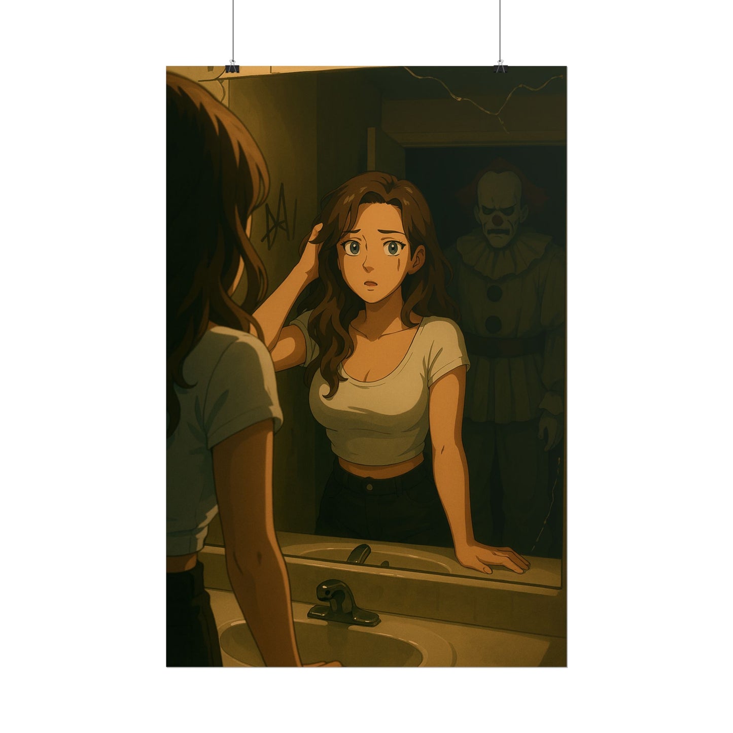 Loco Fits Anime Girls 'When IT comes' Poster