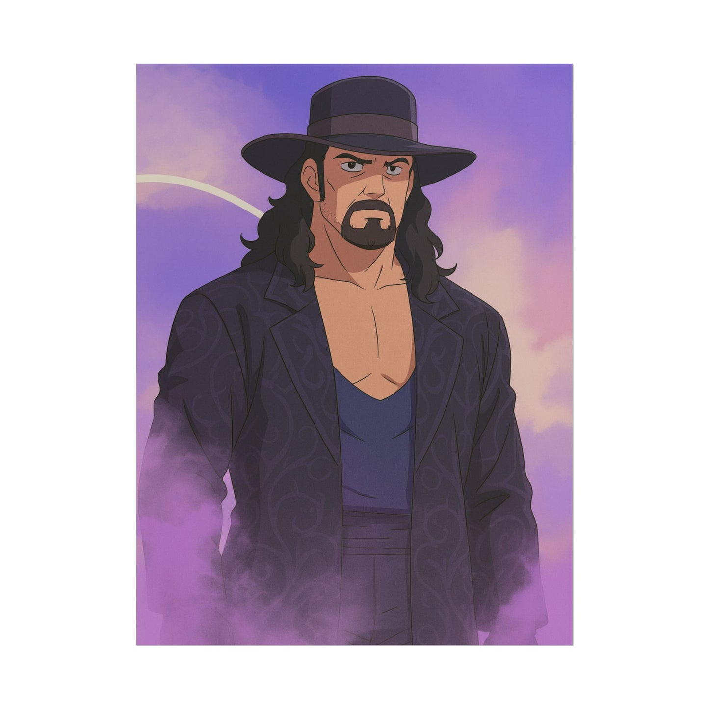 Loco Fits Anime Wrestling 'Here Comes the Deadman' Poster