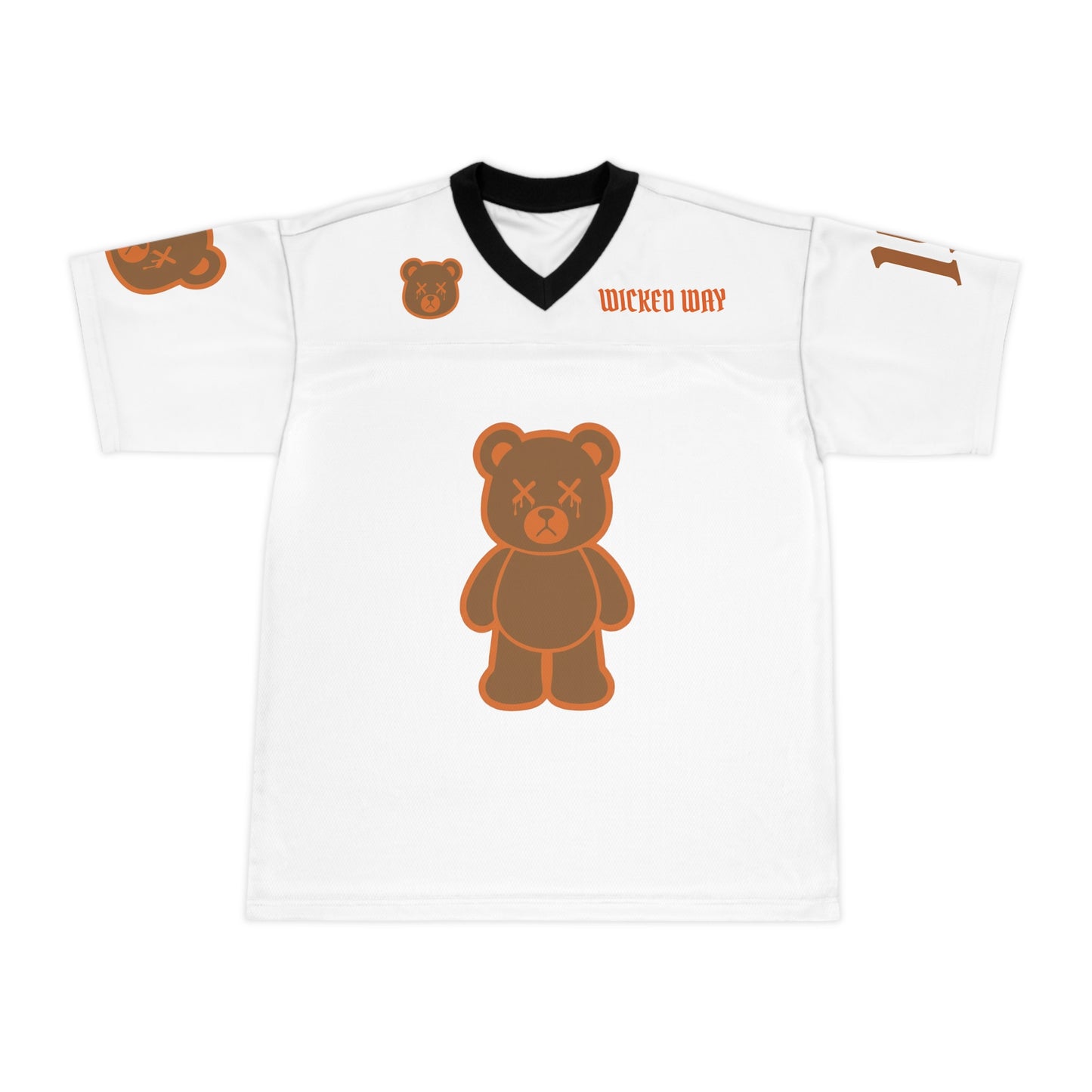 "Wicked Way" #15 Flacco Deady Bears Football Jersey