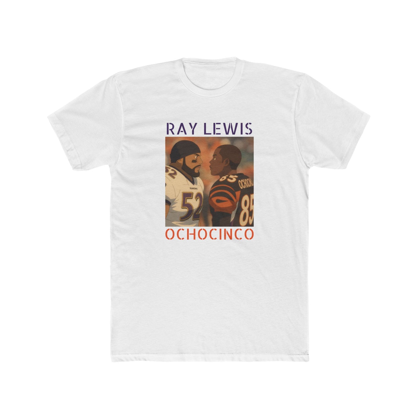 Anime Football 'Ray Lewis X Ochocinco' Rivals Cotton Crew Tee