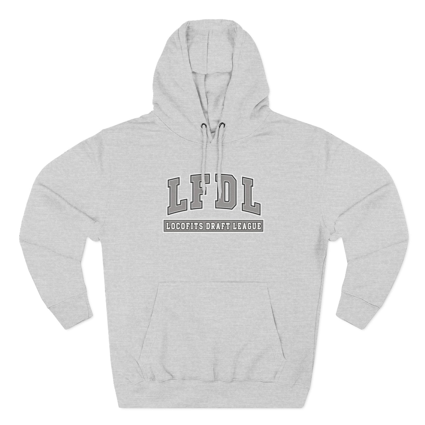 LocoFits Draft League Base Three-Panel Fleece Hoodie