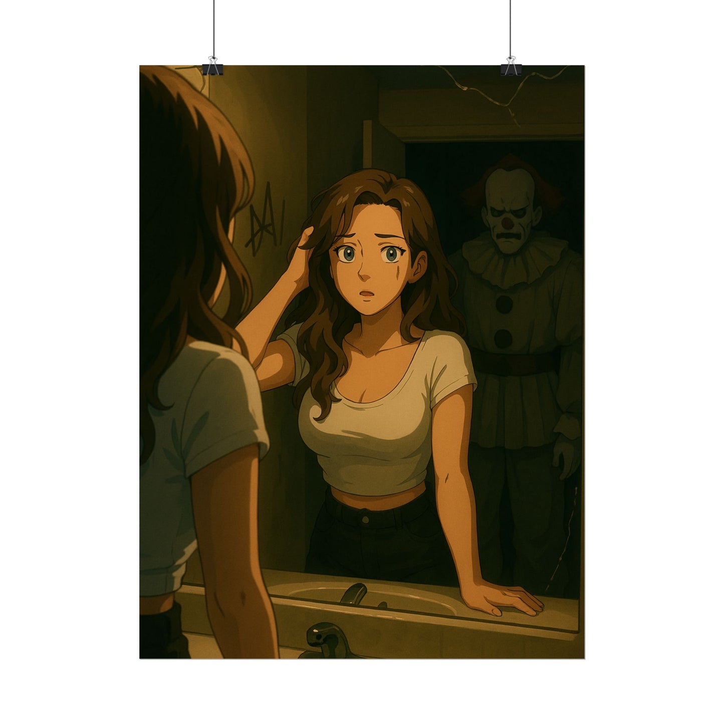 Loco Fits Anime Girls 'When IT comes' Poster