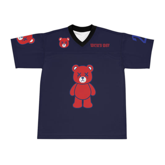 "Wicked Way" #21 Chubb Deady Bears Football Jersey