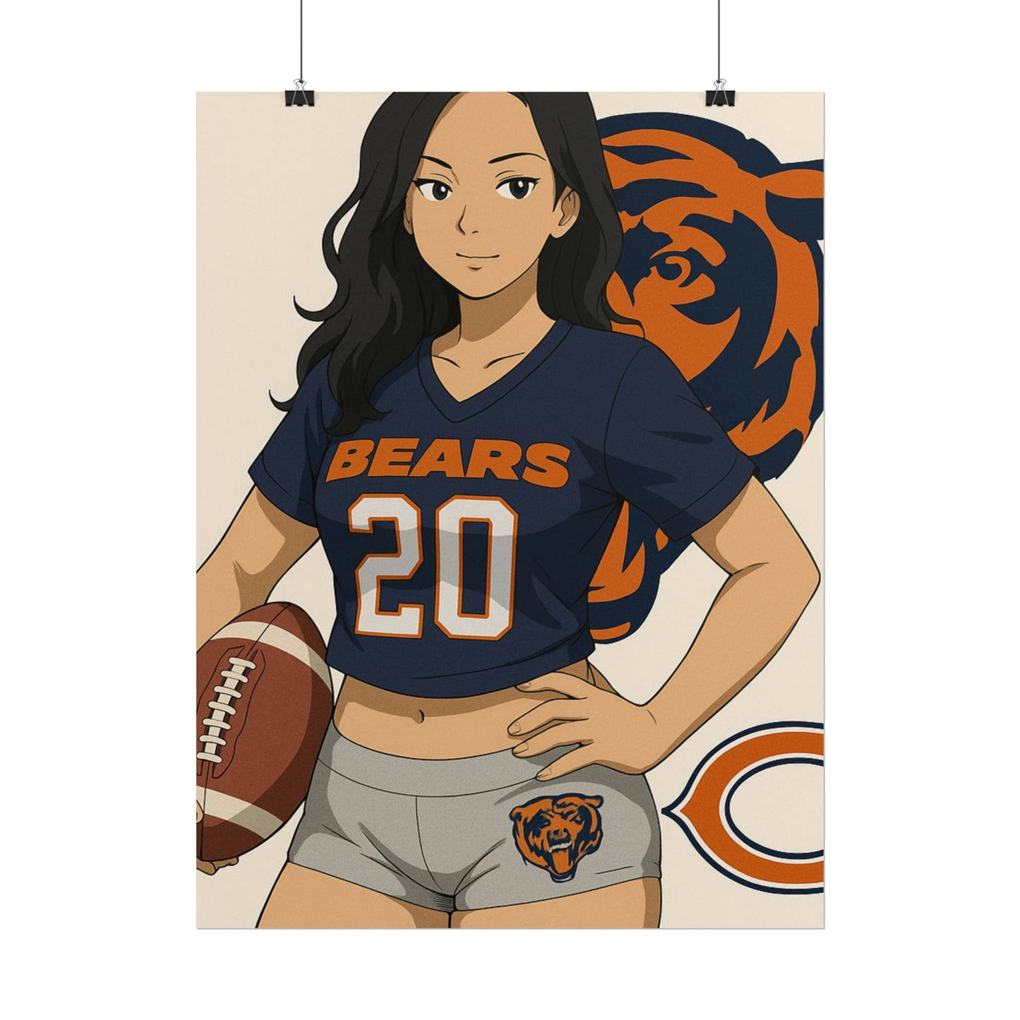 Loco Fits Anime Girls 'Bears Girl 2' Poster