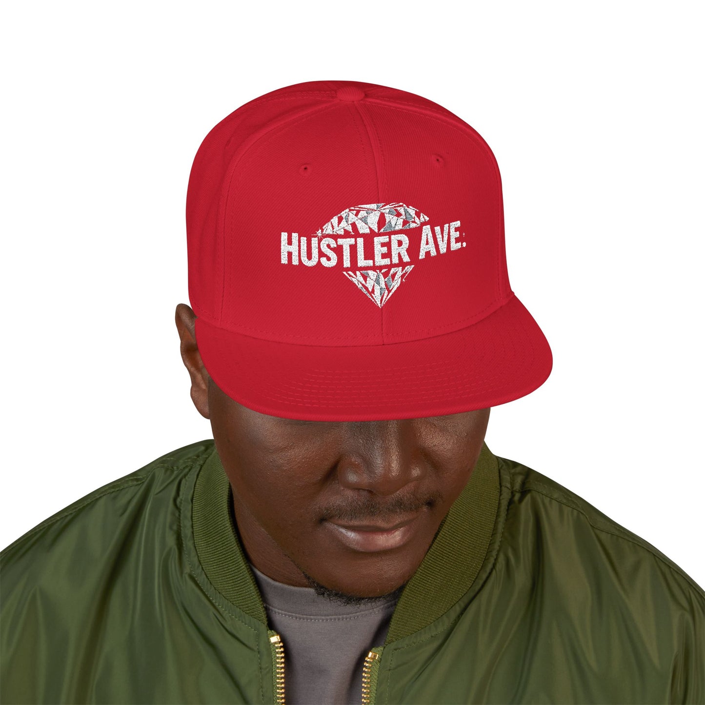 Base "Hustler Ave" Diamond Status Alt. Snapback (Multi Color Options)
