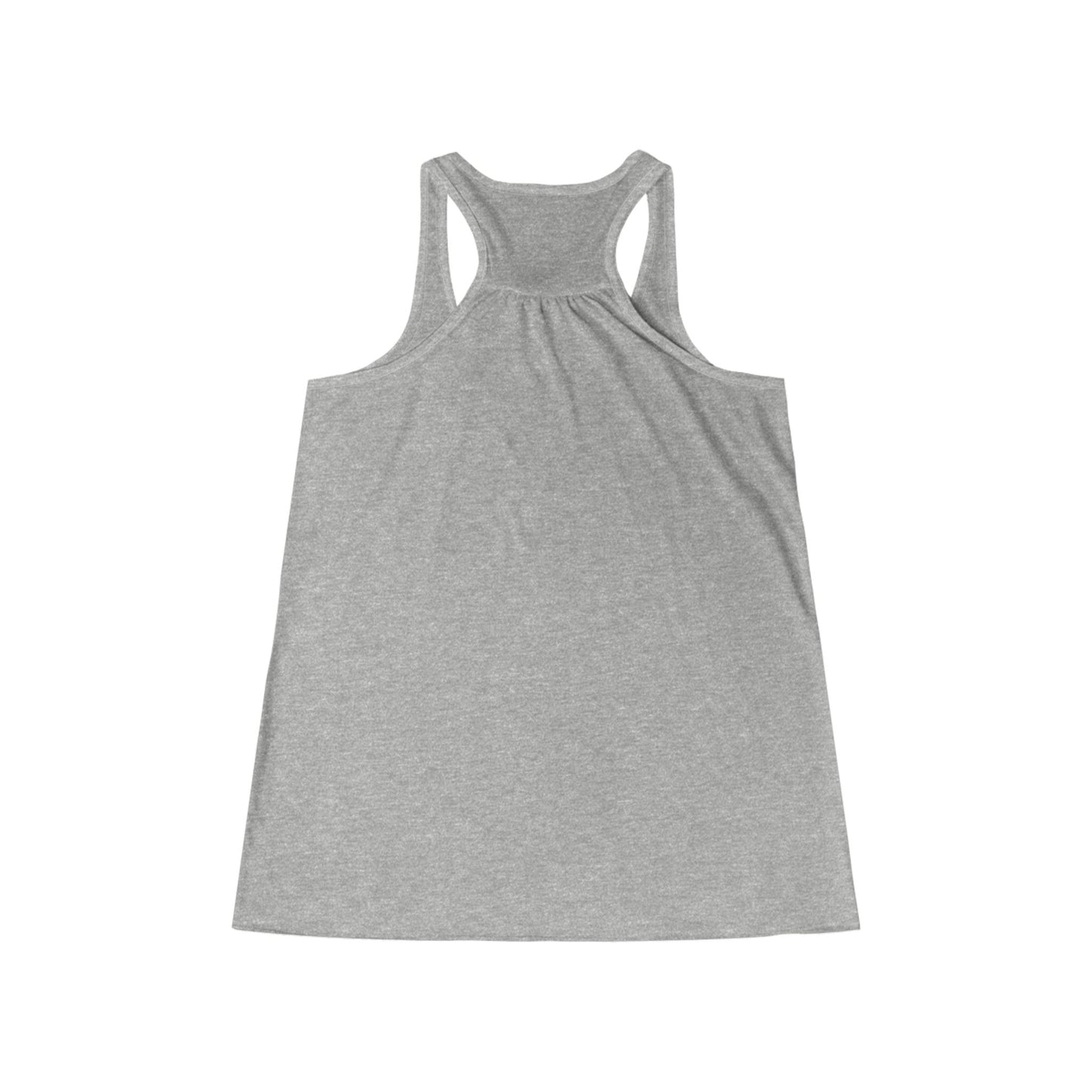 "Baddie Street" Dying Love Skull & Rose Women's Flowy Racerback Tank Top