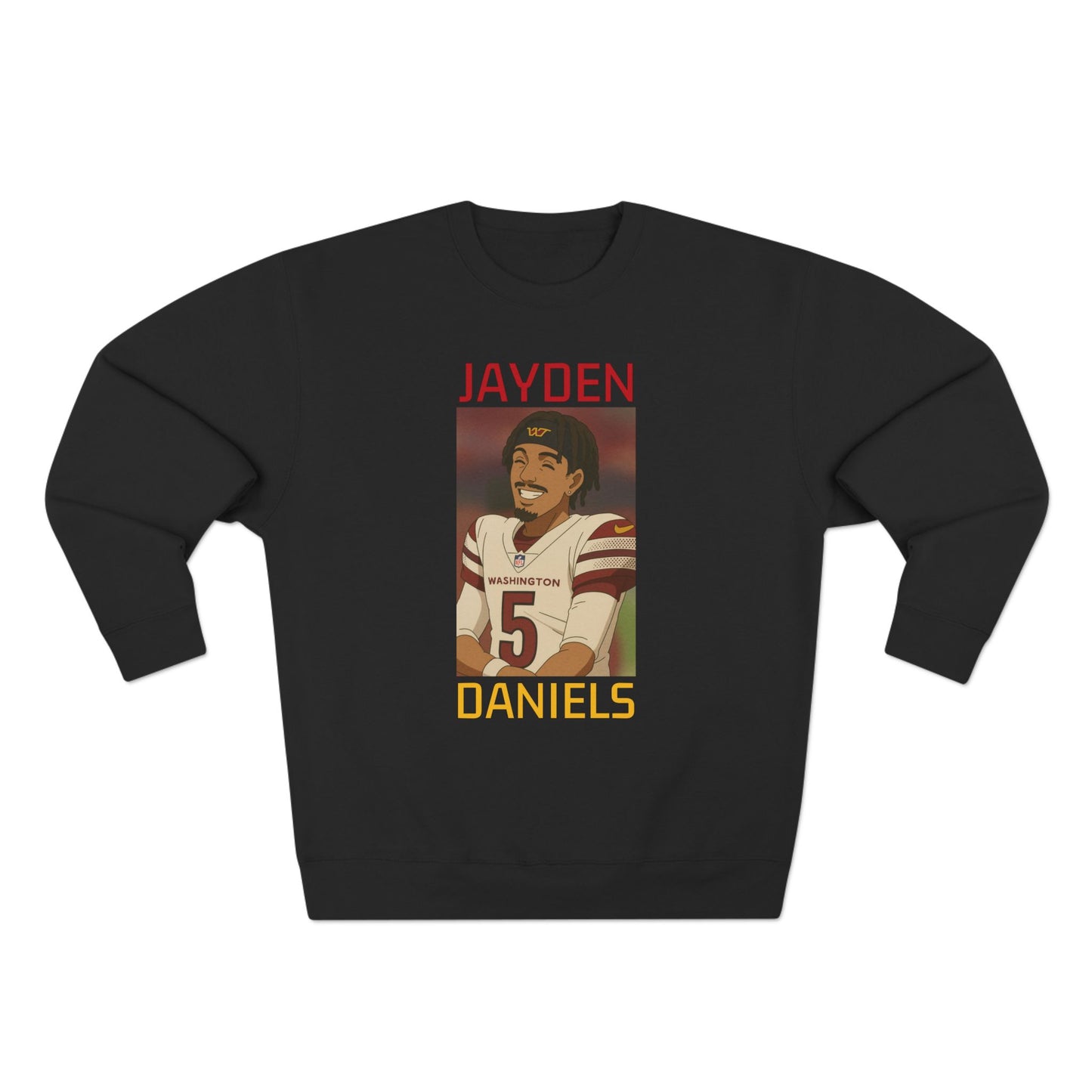 Anime Football 'Jayden Daniels' Crewneck Sweatshirt