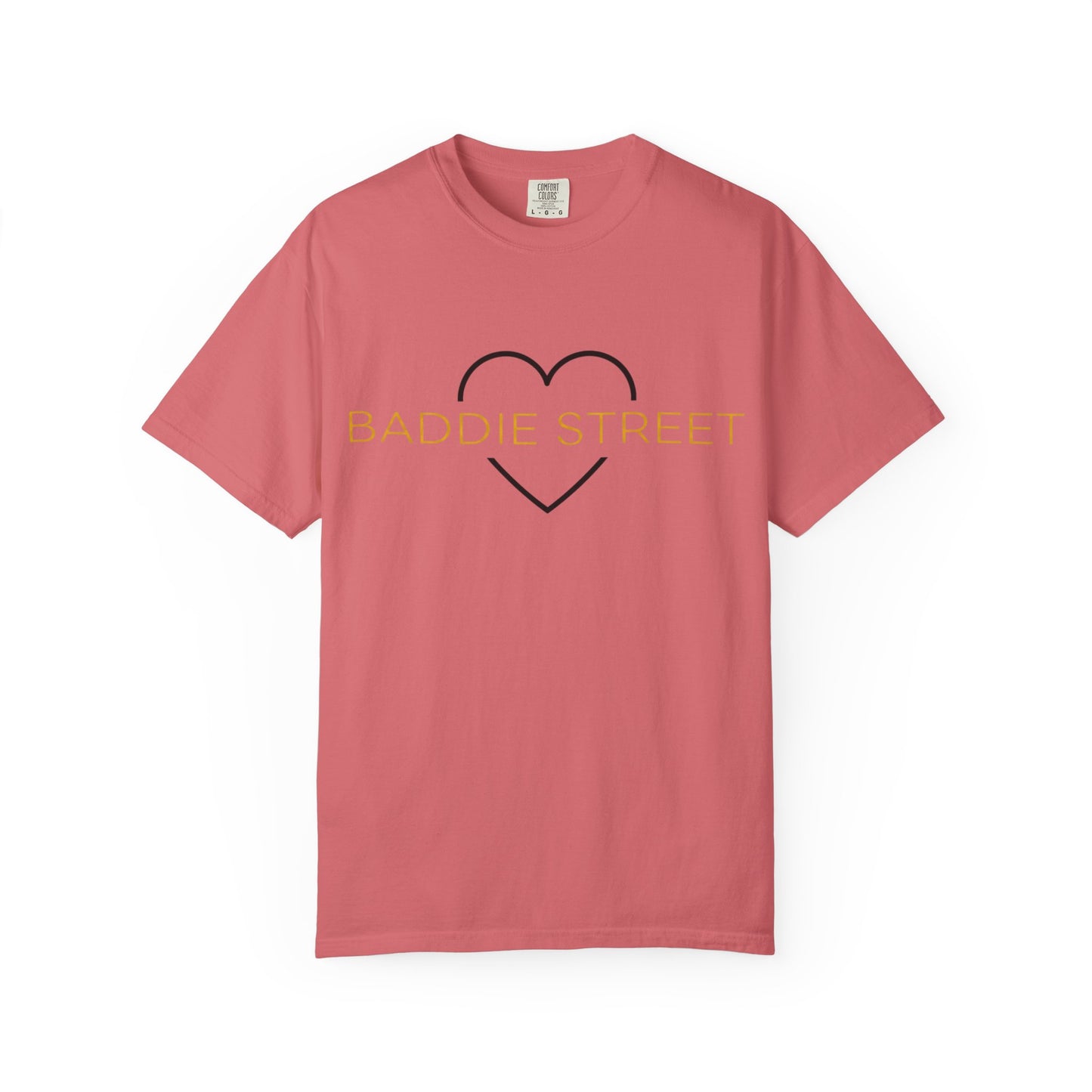 "Baddie Street" Classy Heart Gold Multi Color Option T-Shirt