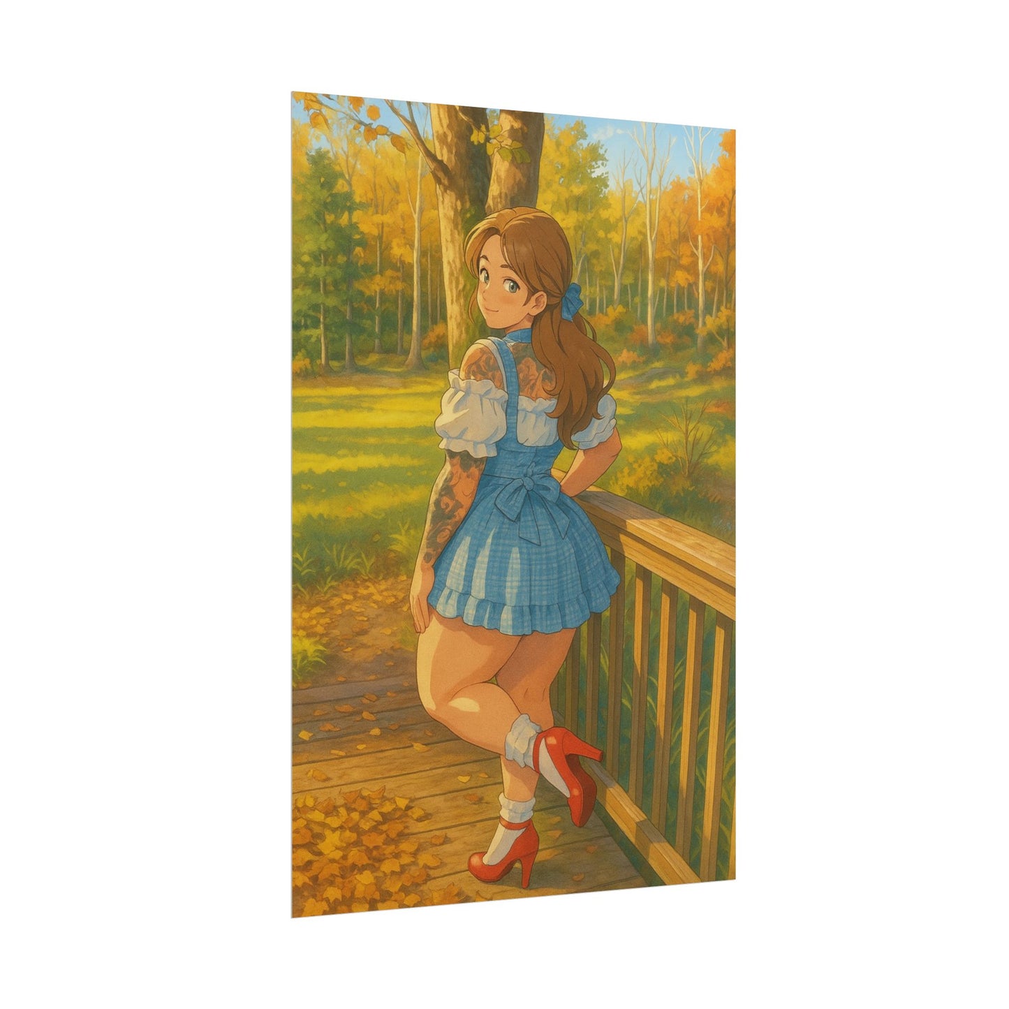 Loco Fits Anime Girls 'Oh My Dorothy' Poster