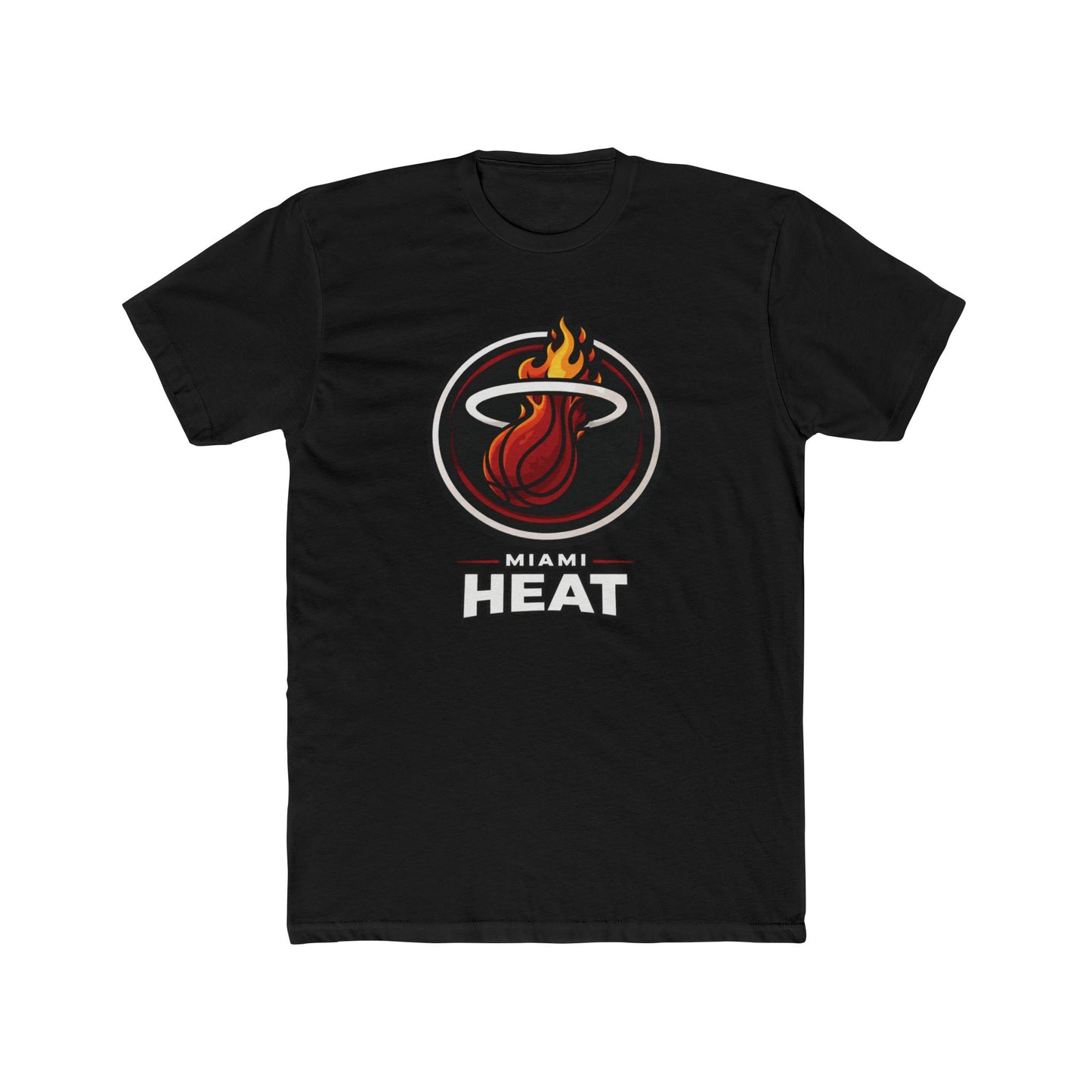 Loco Fits New "NBA Miami Heat Basketball Concept Logo" Cotton Crew Tee