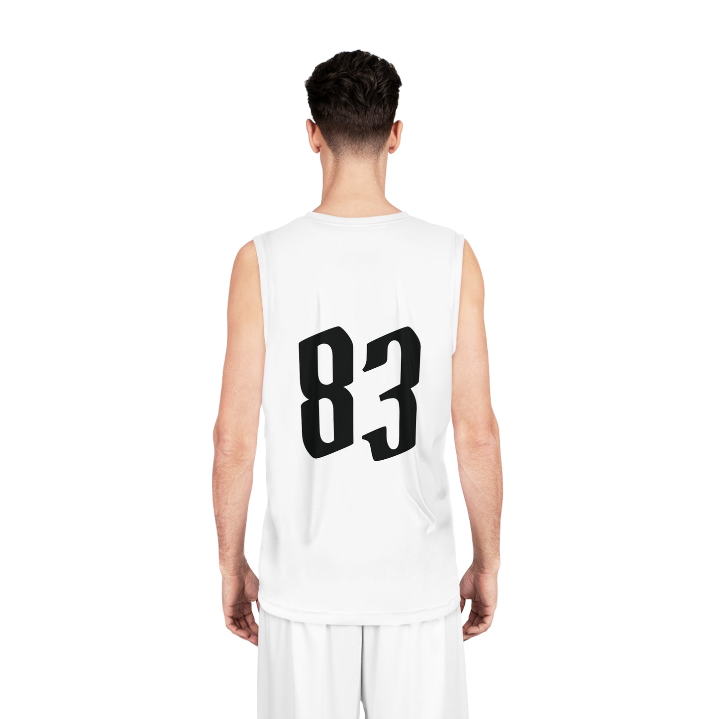 White "Wicked Way" #83 Double Butcher Knives Alt. Basketball Jersey