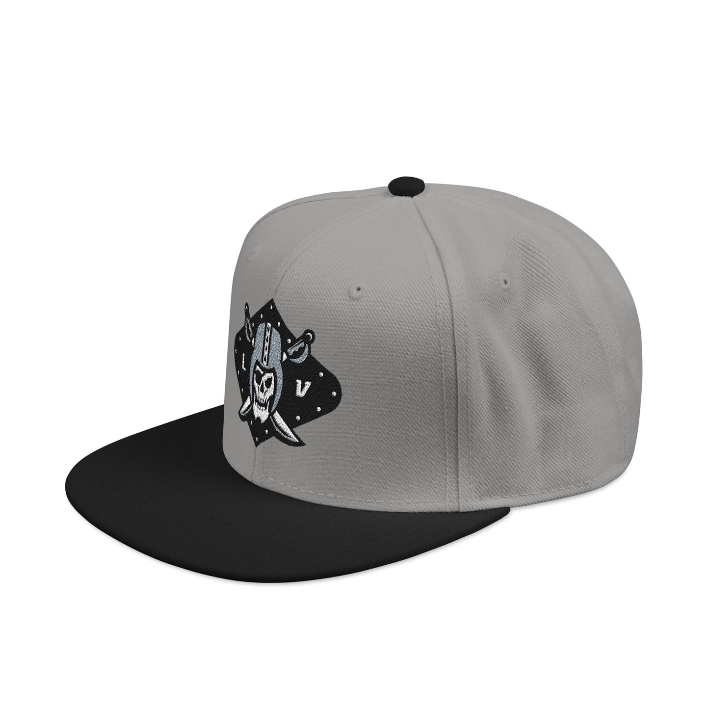 Loco Fits "NFL Las Vegas Raider Skull SIgn Concept Logo" Snapback (Embroidery)