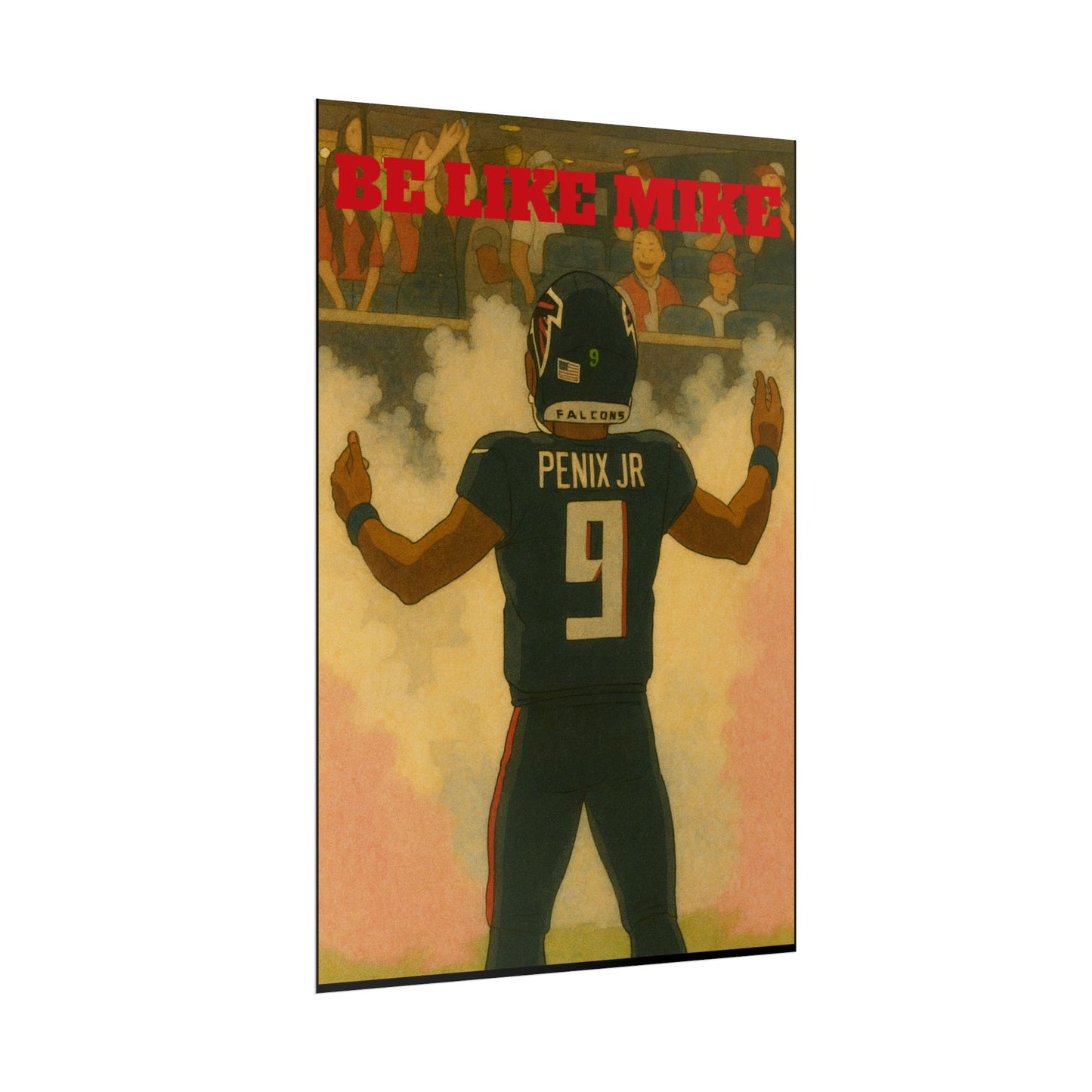 Loco Fits Anime Football 'Be Like Mike' Poster