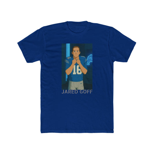 Anime Football 'Jared Goff' Cotton Crew Tee