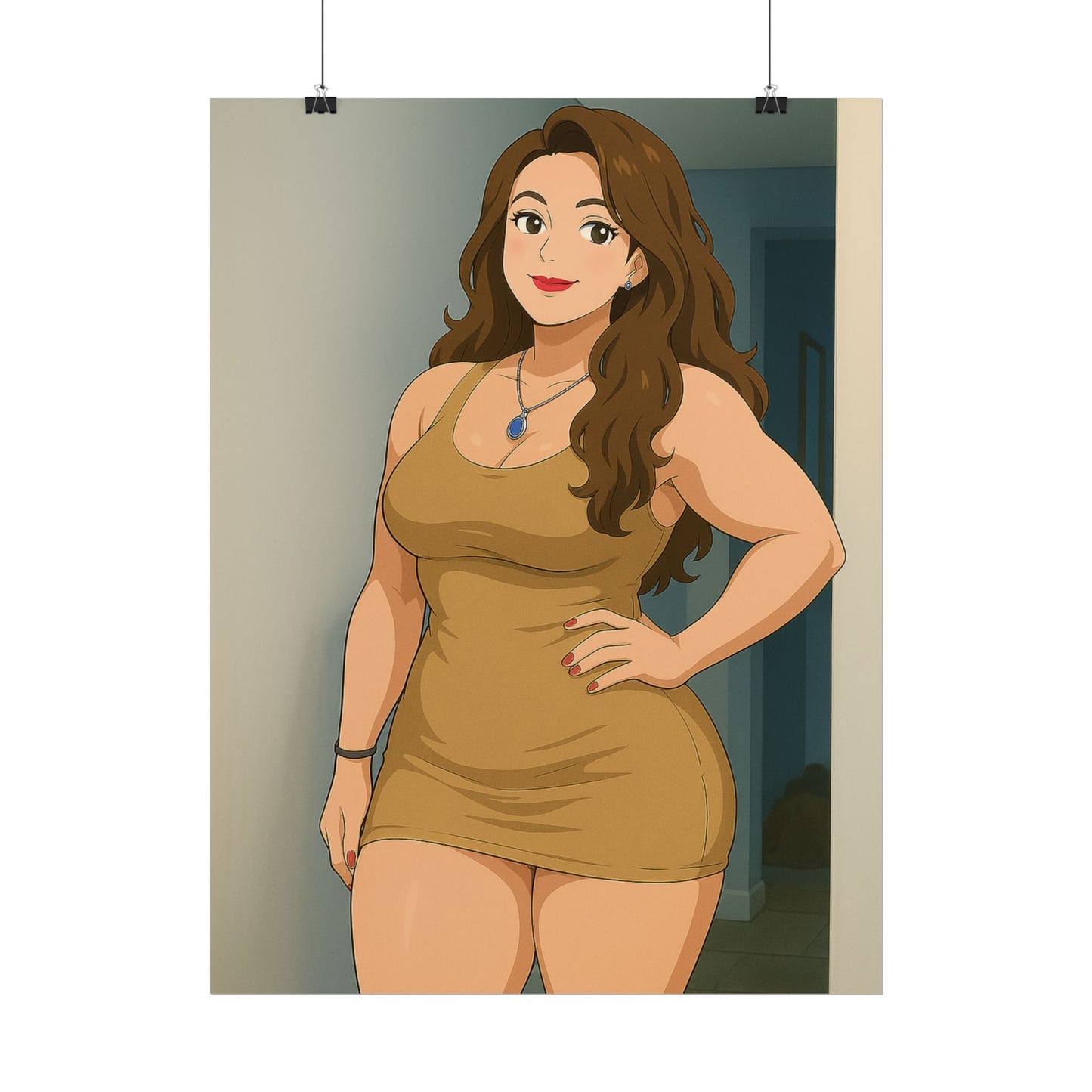 Loco Fits Anime Girls 'Clean your Room' Poster