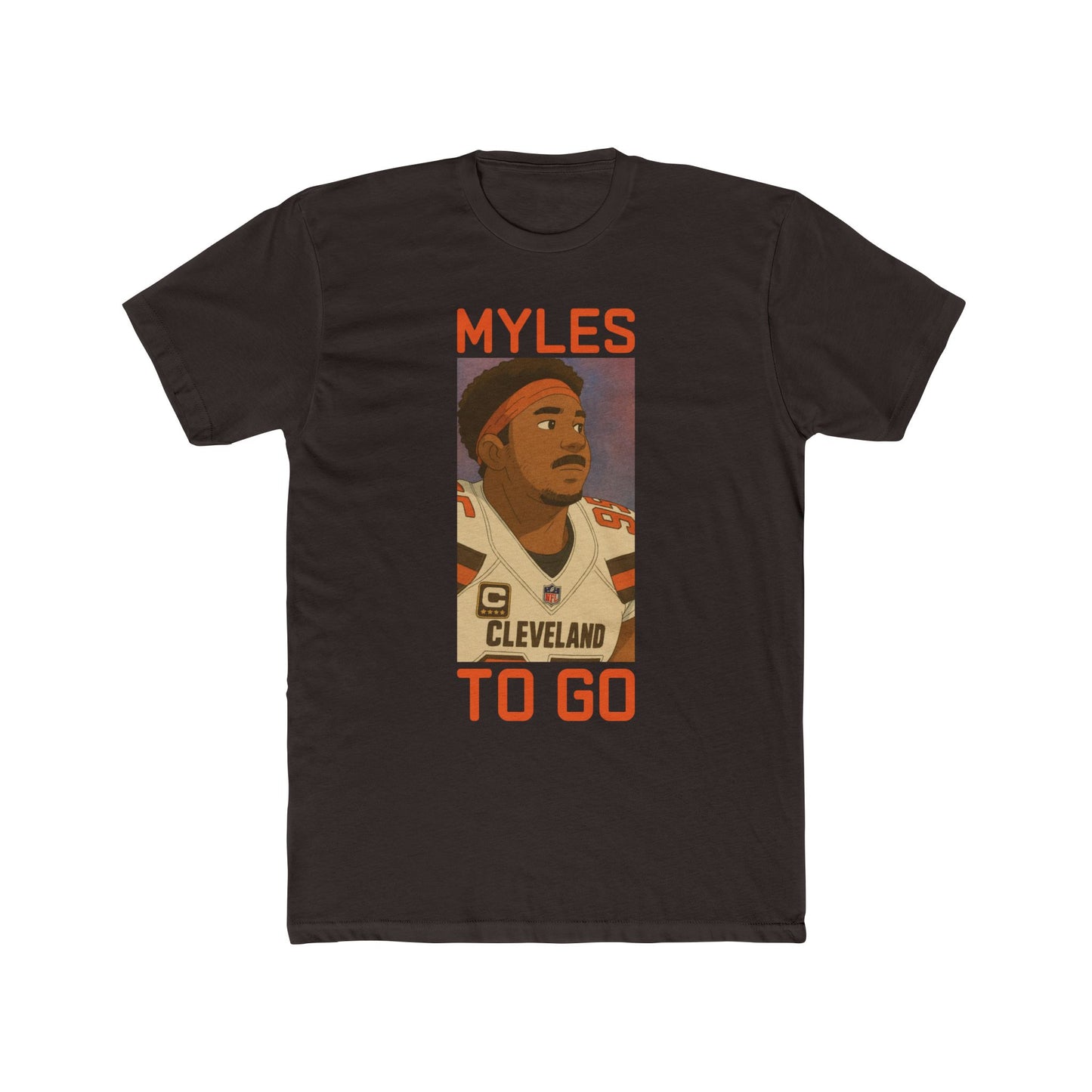 Anime Football 'Myles To Go' Cotton Crew Tee
