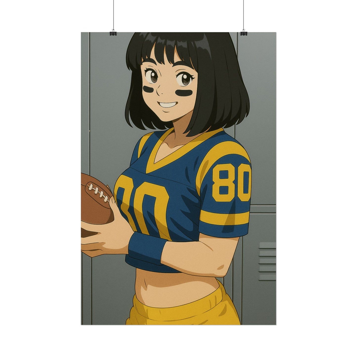 Loco Fits Anime Girls 'Rams Girl Locker Room' Poster