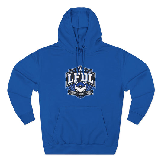 LocoFits Draft League Machesney Park Three-Panel Fleece Hoodie