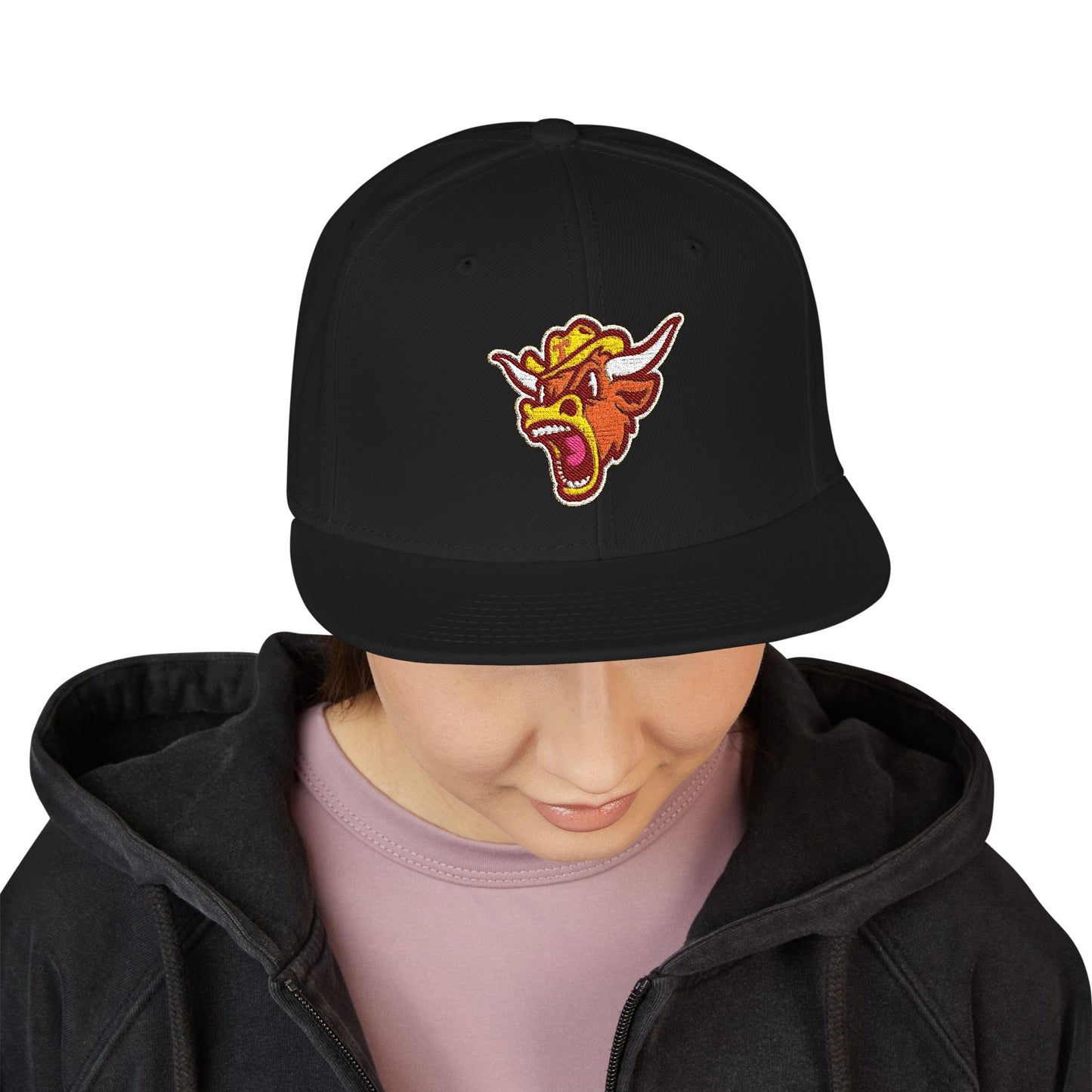 'Texas Angry Bevo' Logo Snapback