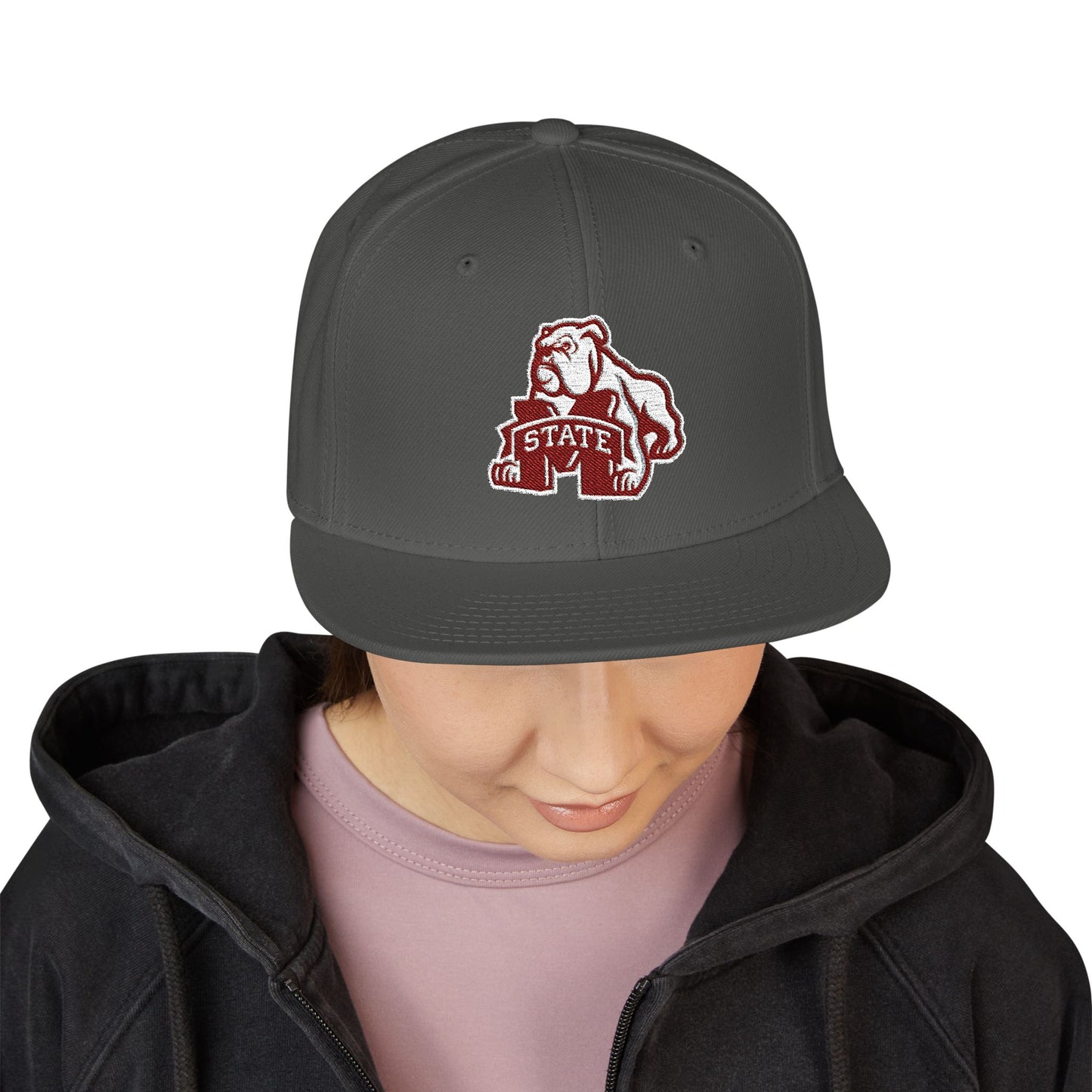 'Mississippi State Bulldog Bully' Logo Snapback