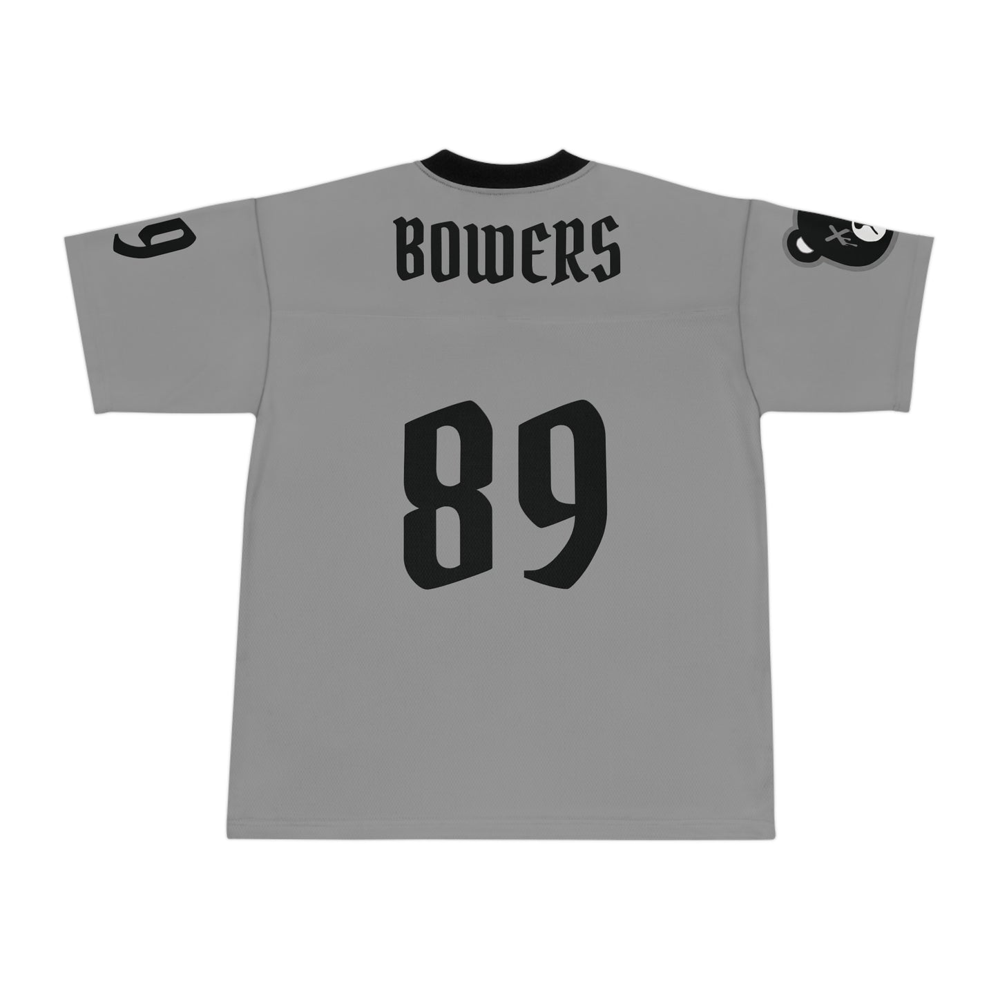 "Wicked Way" #89 Bowers Deady Bears Dark Grey Football Jersey