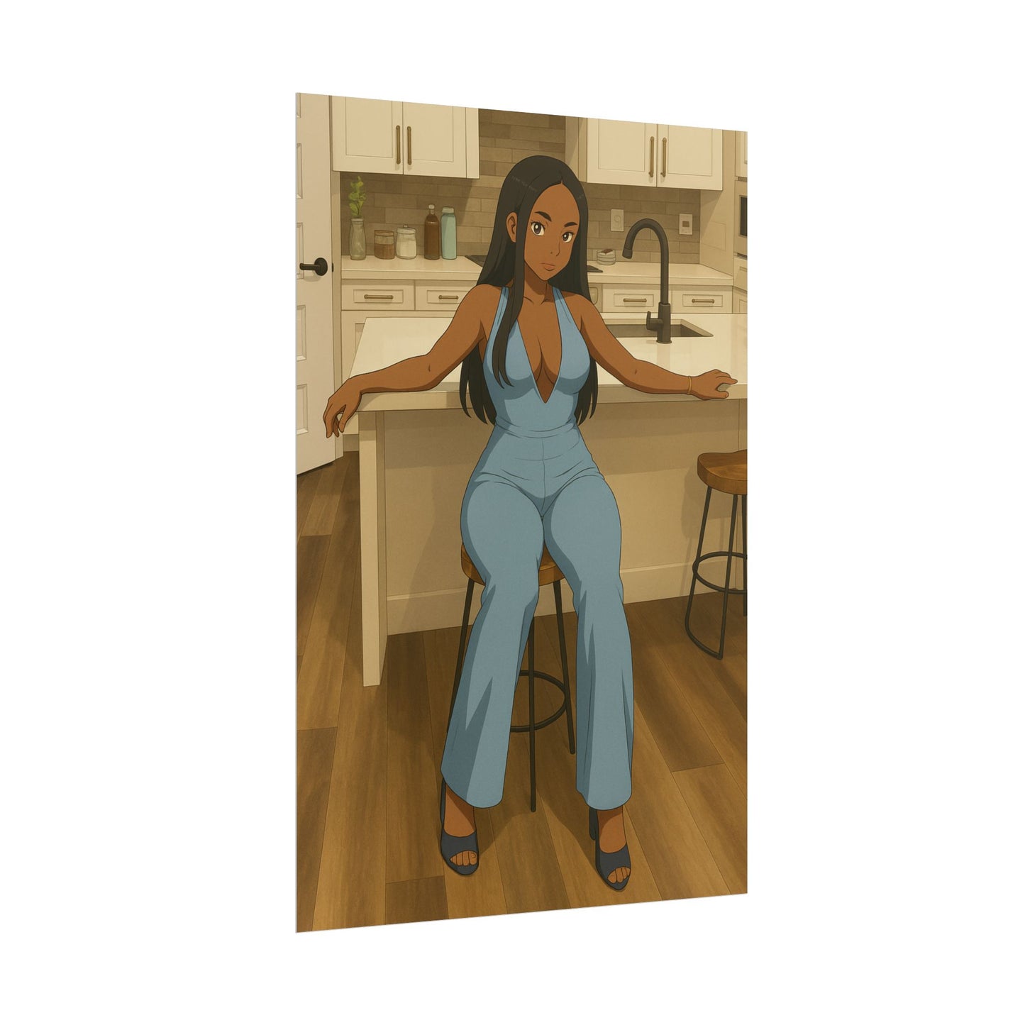 Loco Fits Anime Girls 'Kitchen Snack' Poster