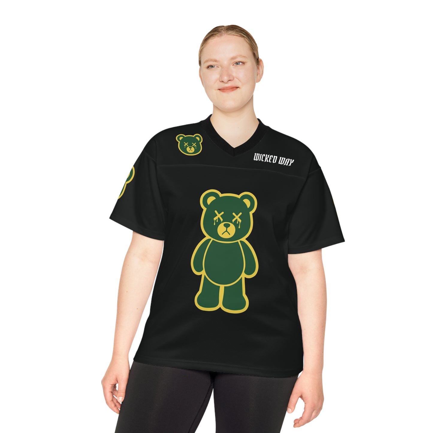 "Wicked Way" #8 Jacobs Deady Bears Football Jersey