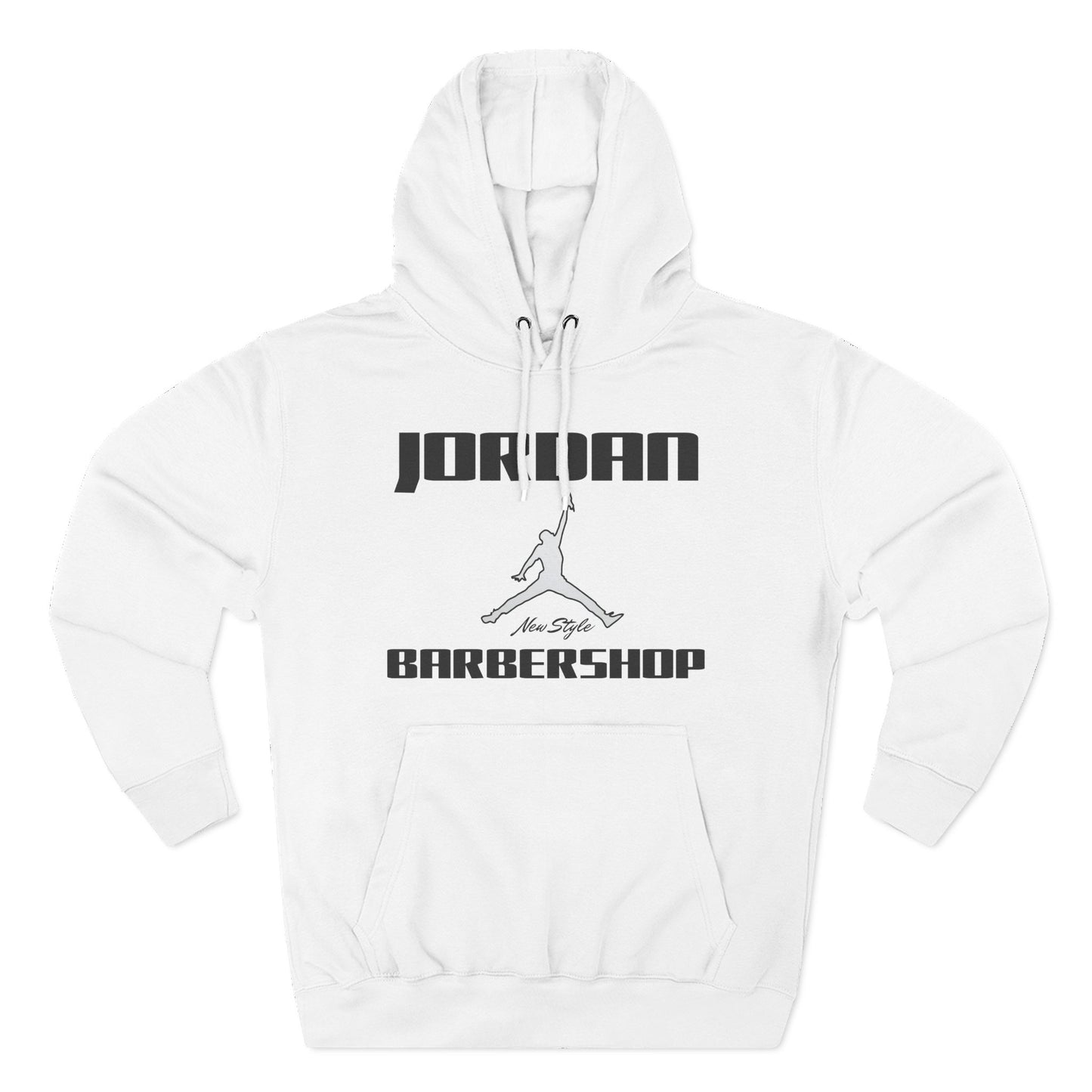 Jordan New Style Barbershop Fleece Hoodie (New Black Font)