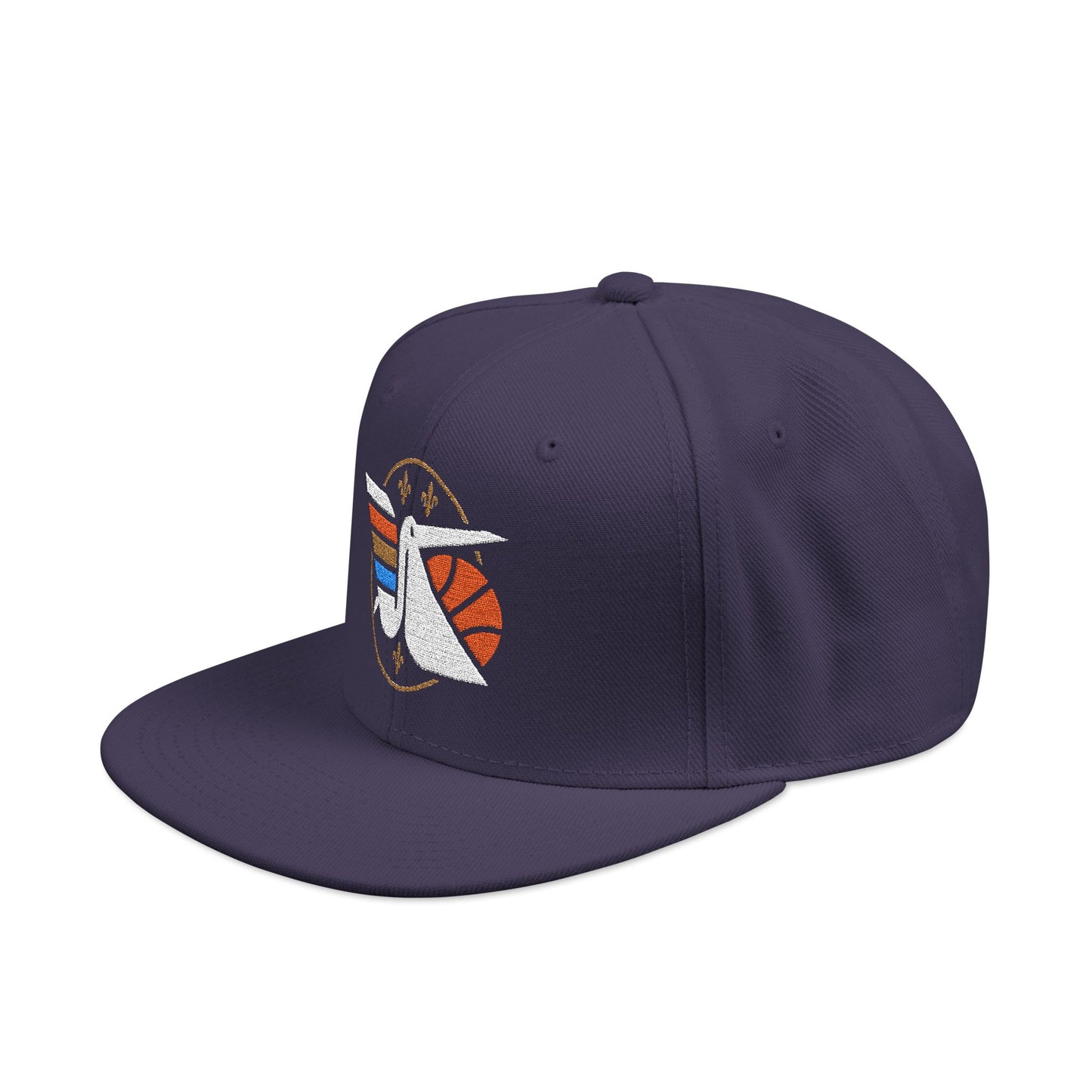 Loco Fits "NBA New Orleans Pelicans Silhouette Bird Concept Logo" Snapback (Embroidery)