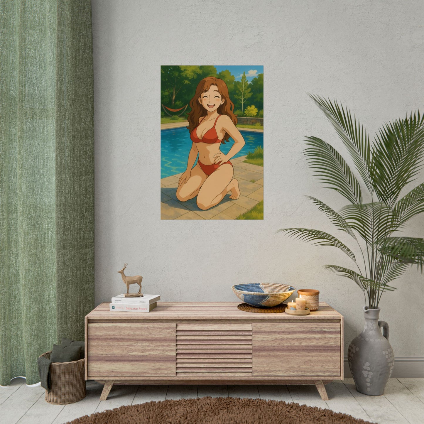 Loco Fits Anime Girls 'Summer Pool Day' Poster