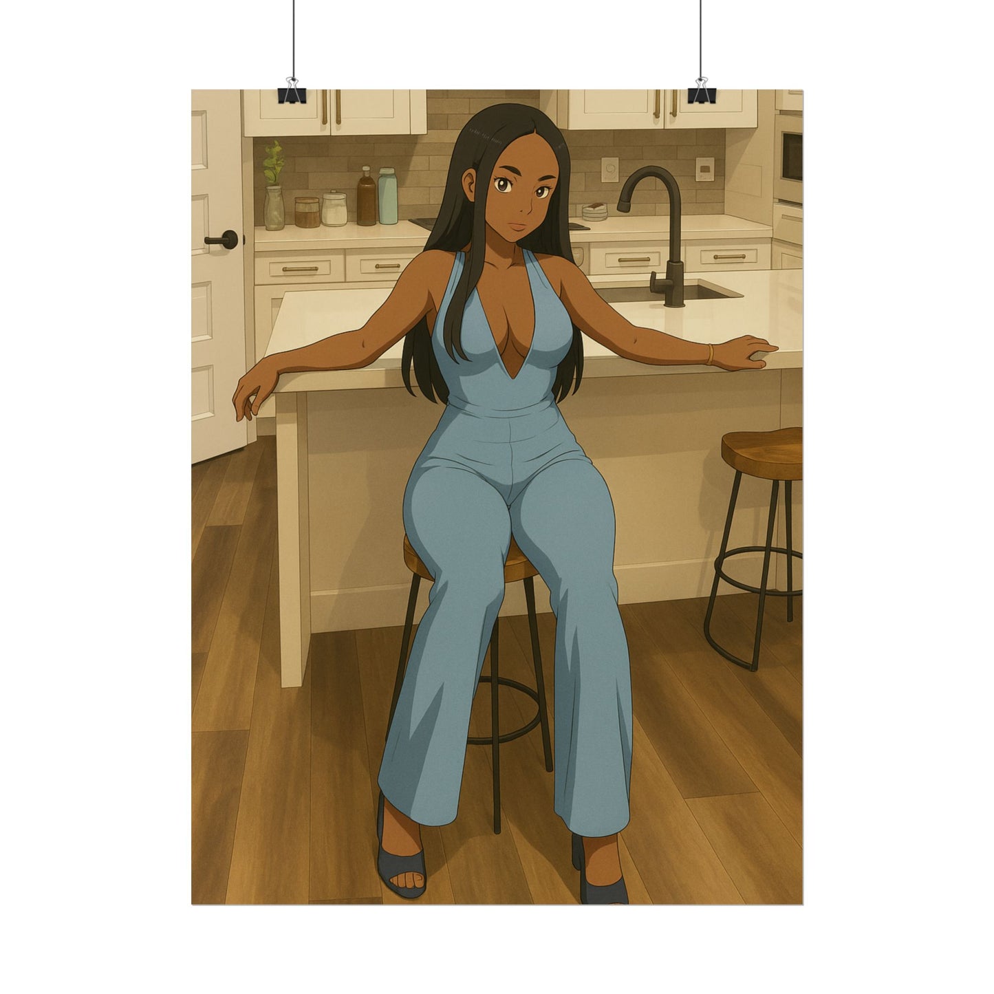 Loco Fits Anime Girls 'Kitchen Snack' Poster